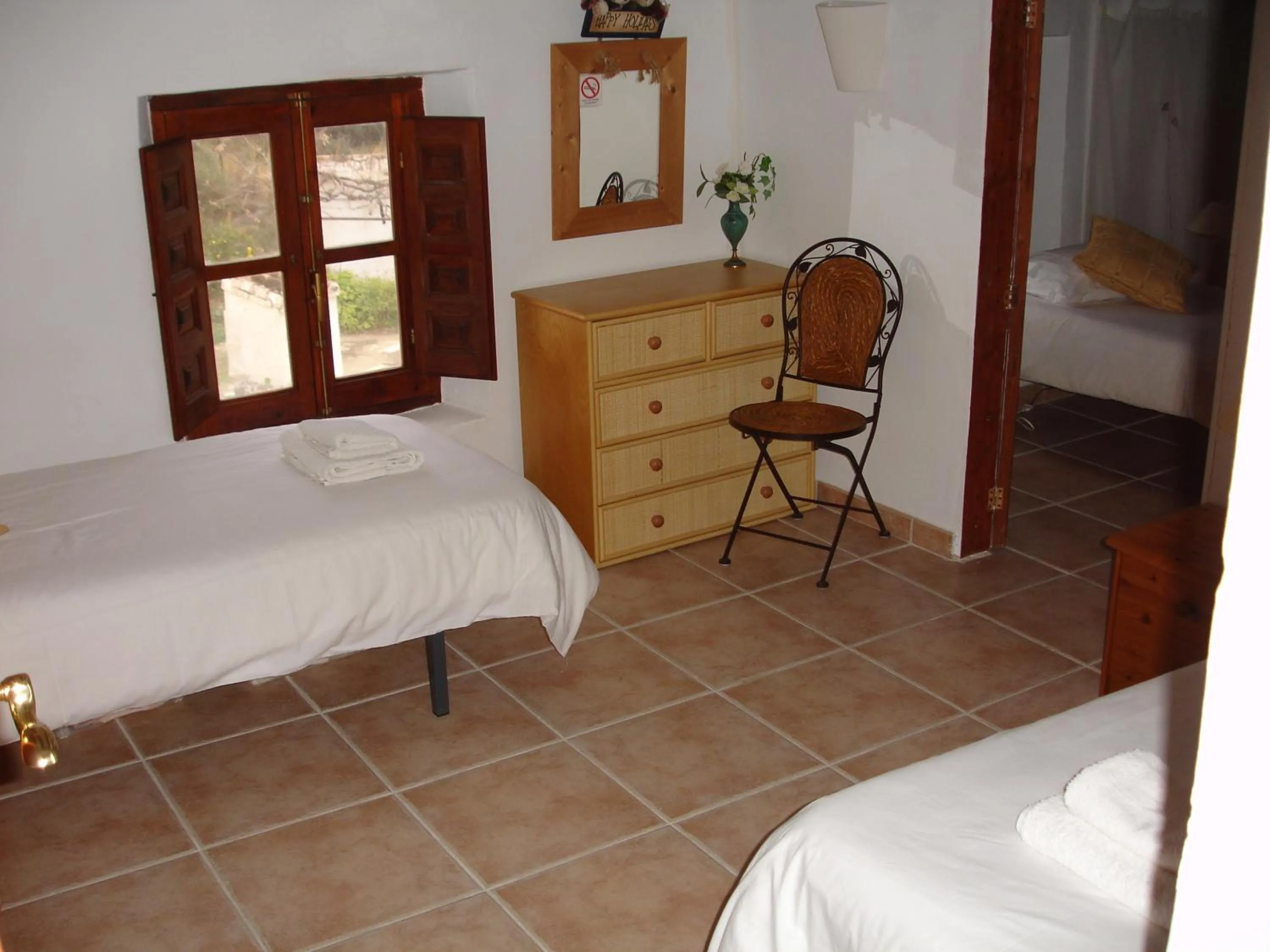 Bed in Almond Reef Casa Rural