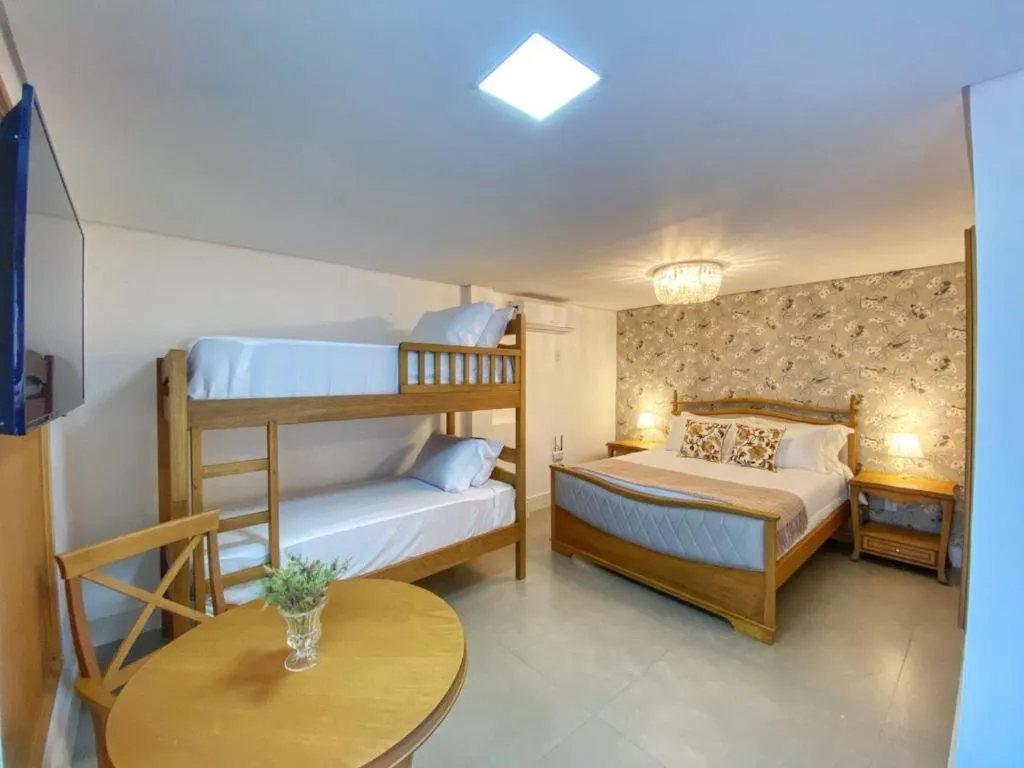 Bed in Pousada Villa Vie