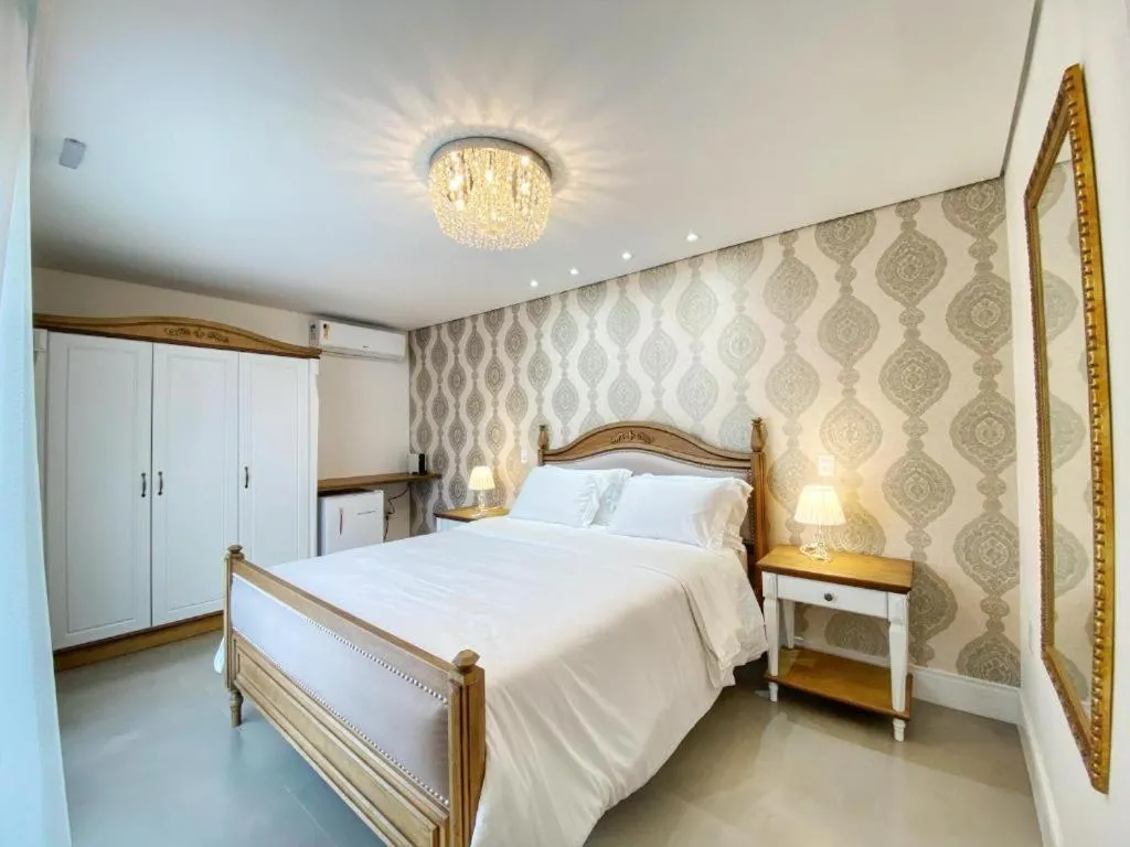 Bed in Pousada Villa Vie