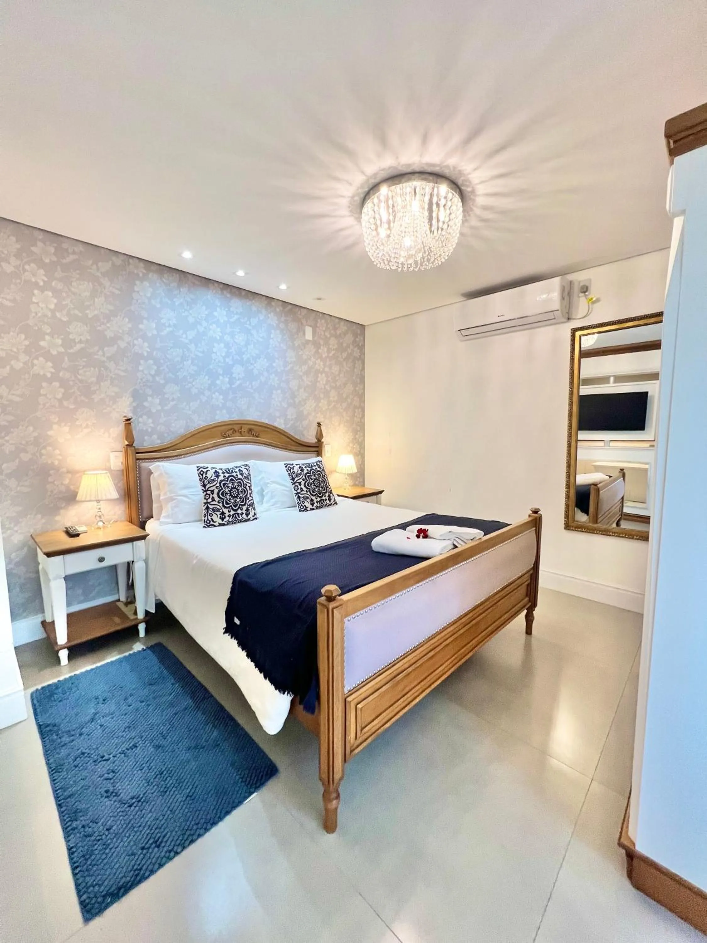 Bed in Pousada Villa Vie