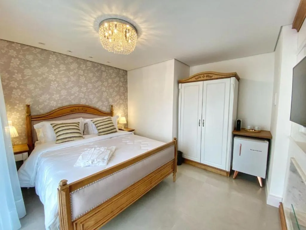 Bed in Pousada Villa Vie