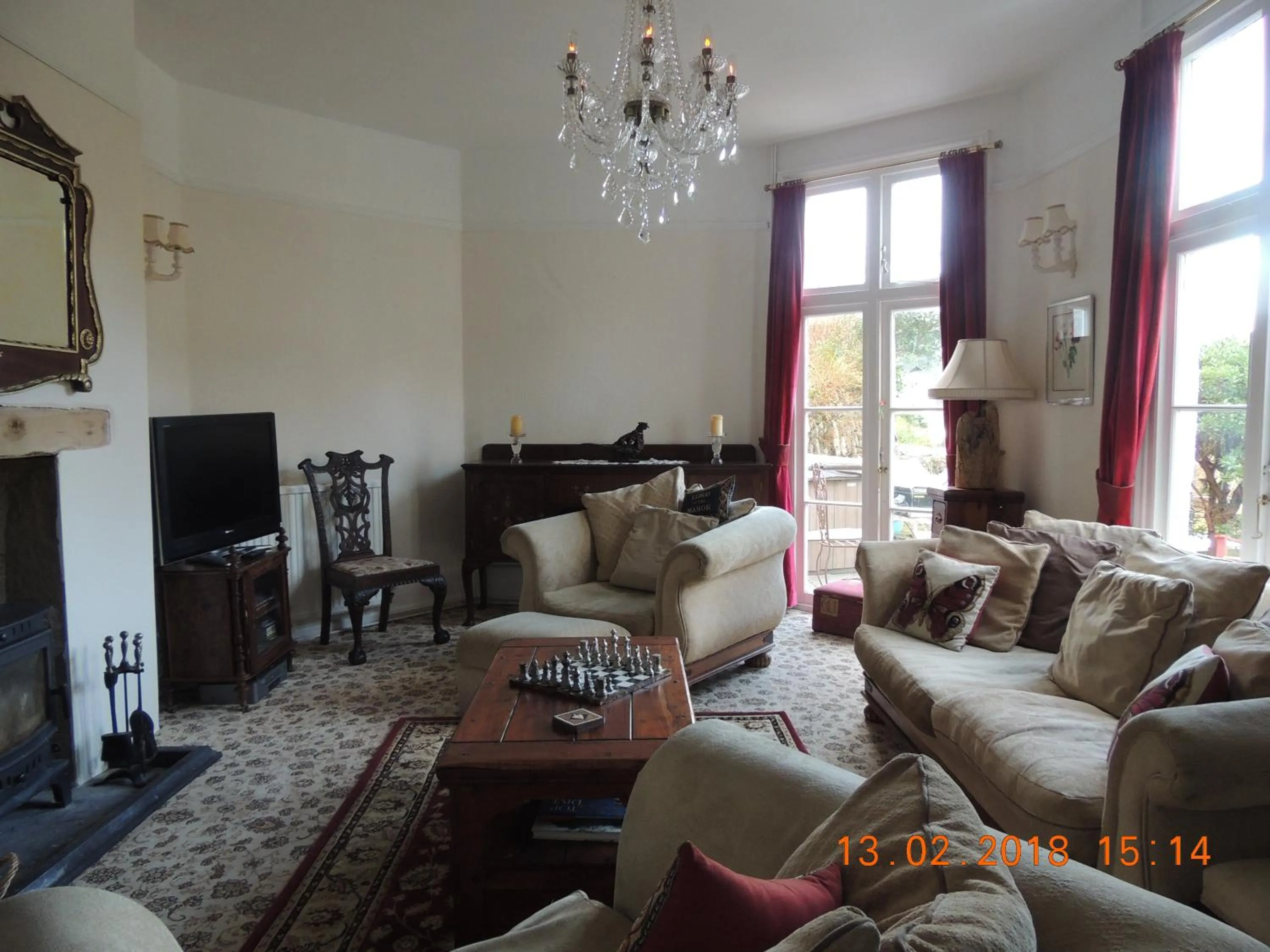 Living room in Orchard House Hotel