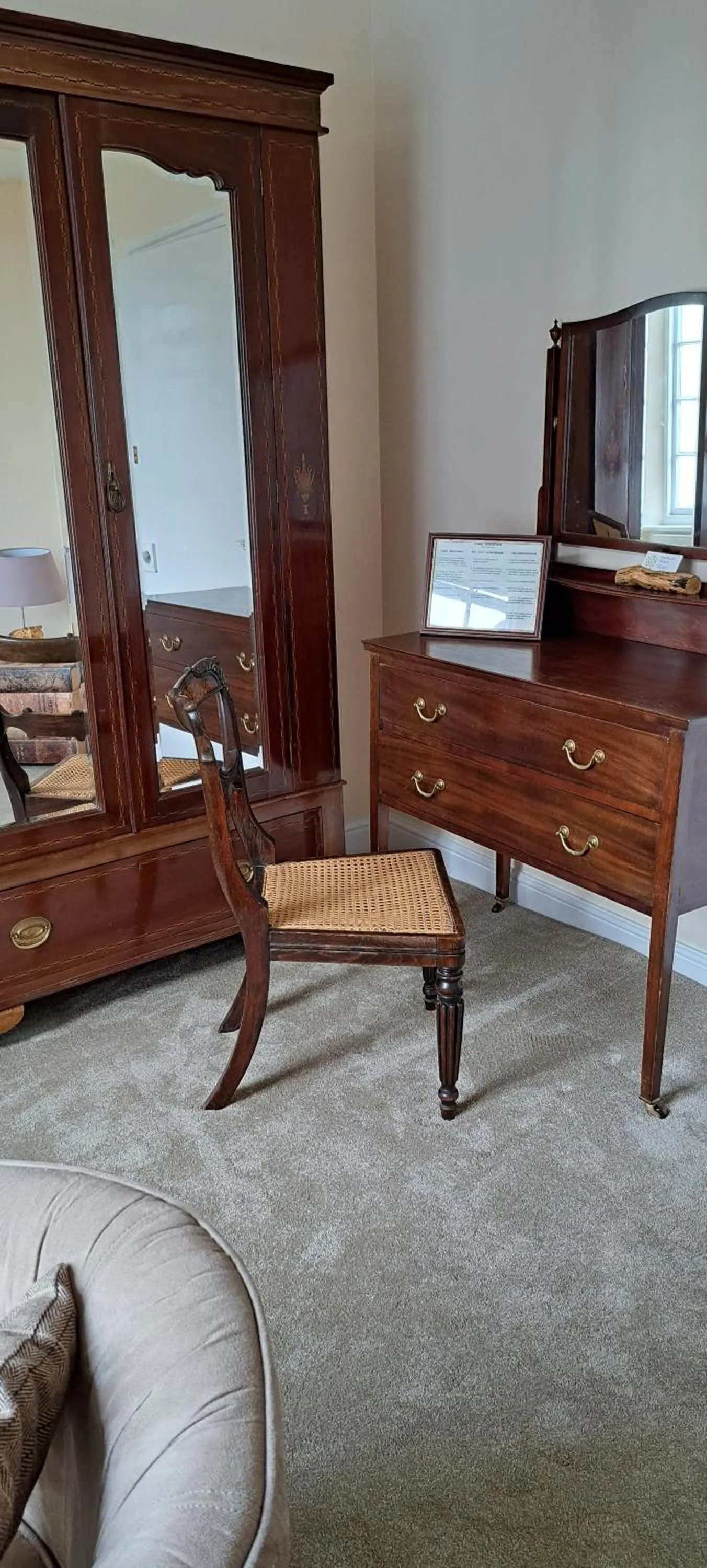 Seating area in Orchard House Hotel