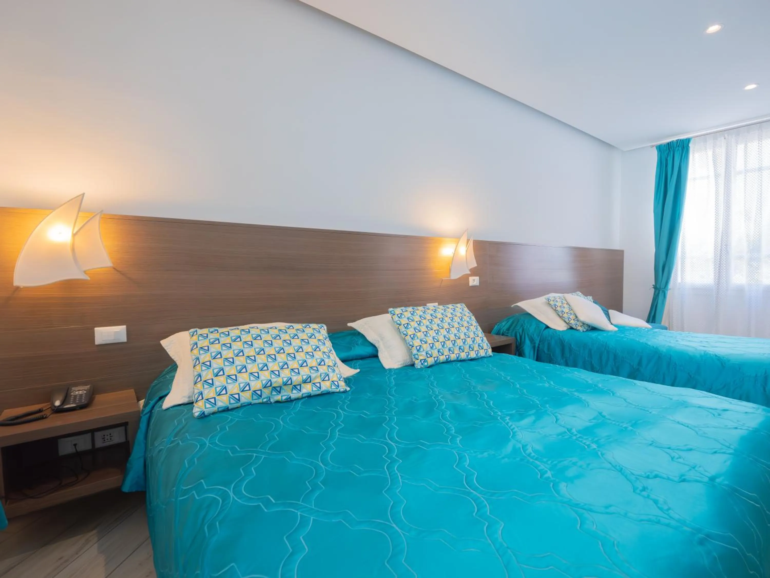 Bed in Hotel Splendid