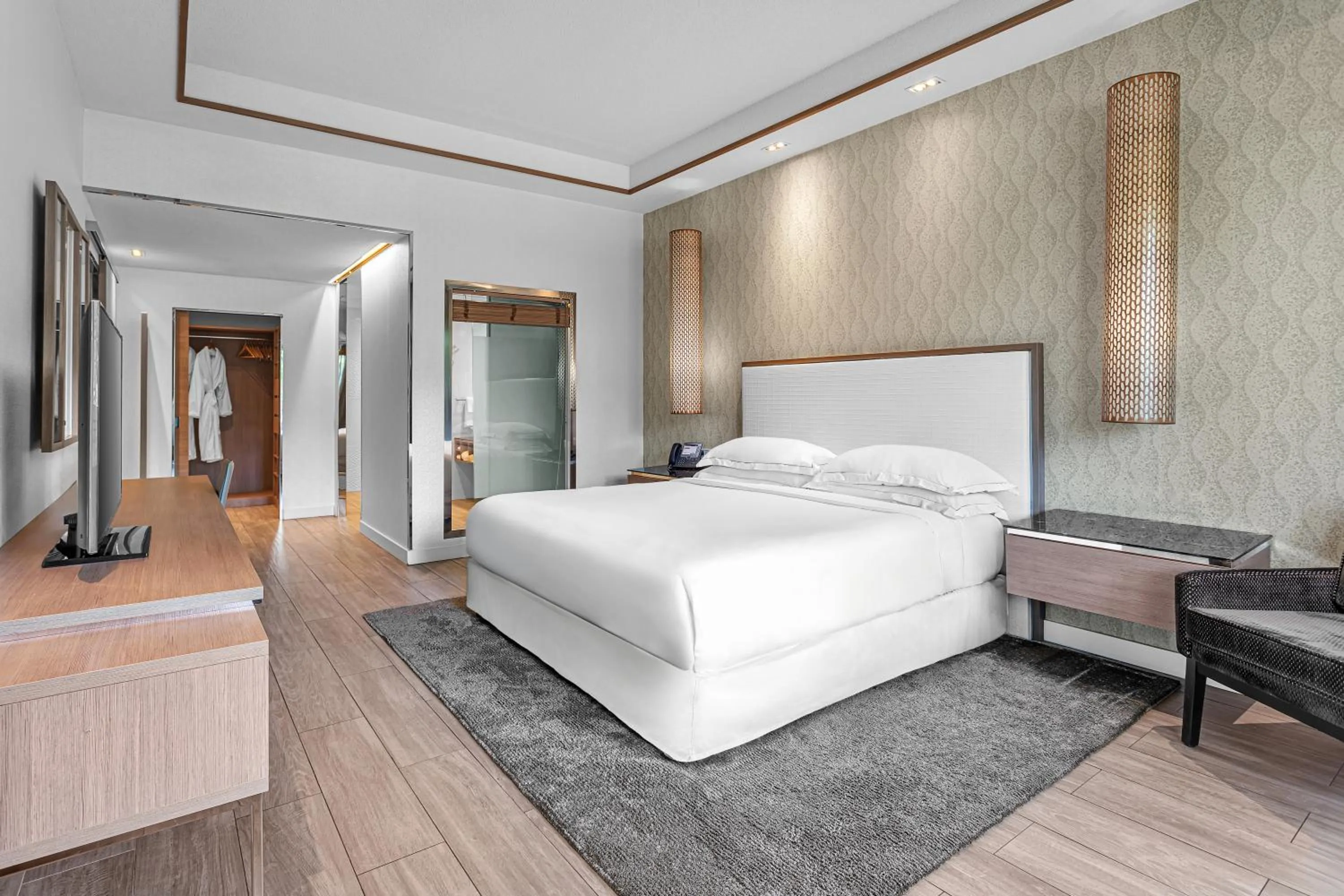 Bed in Resorts World Bimini