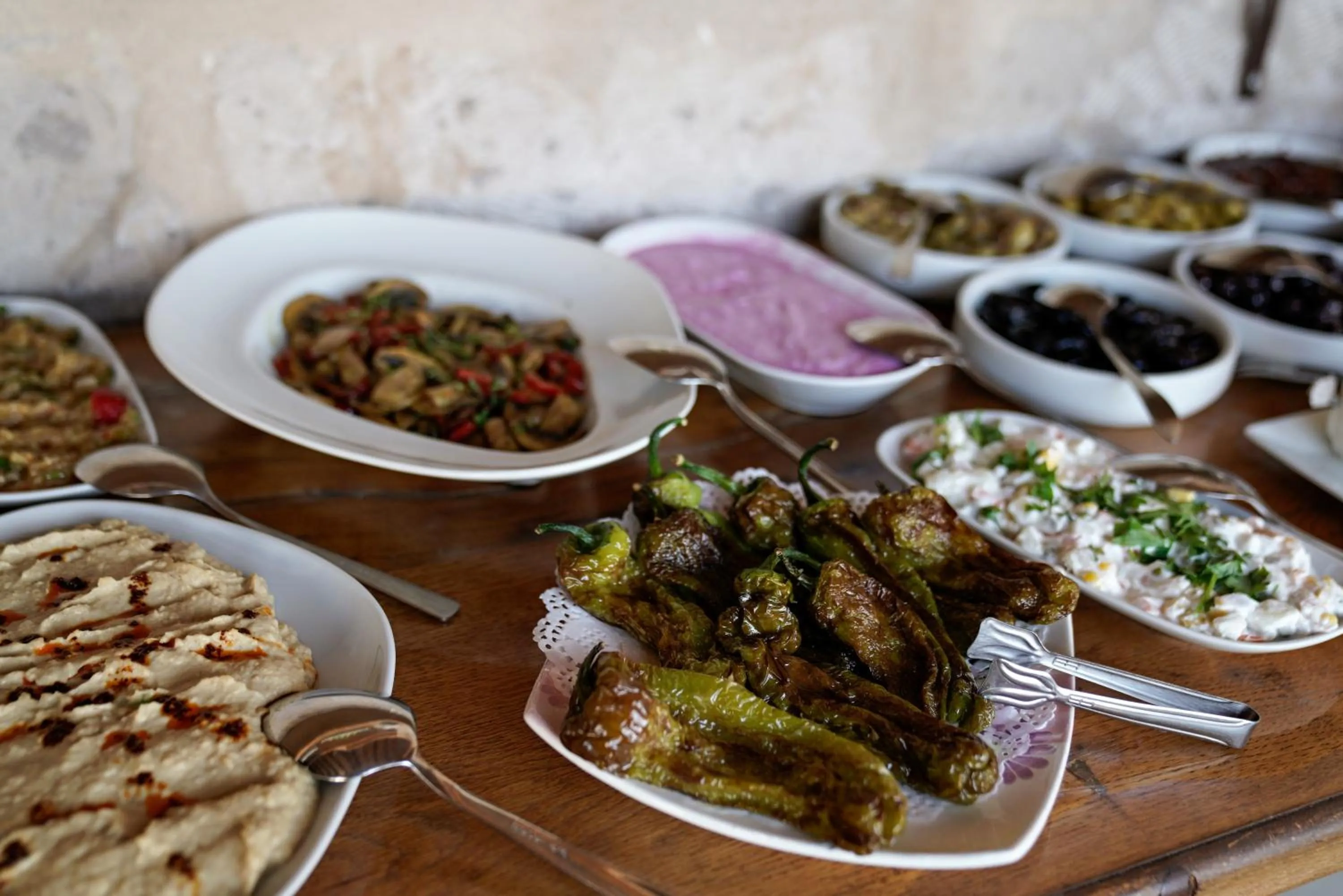 Buffet breakfast in Tekkaya Cave Hotel