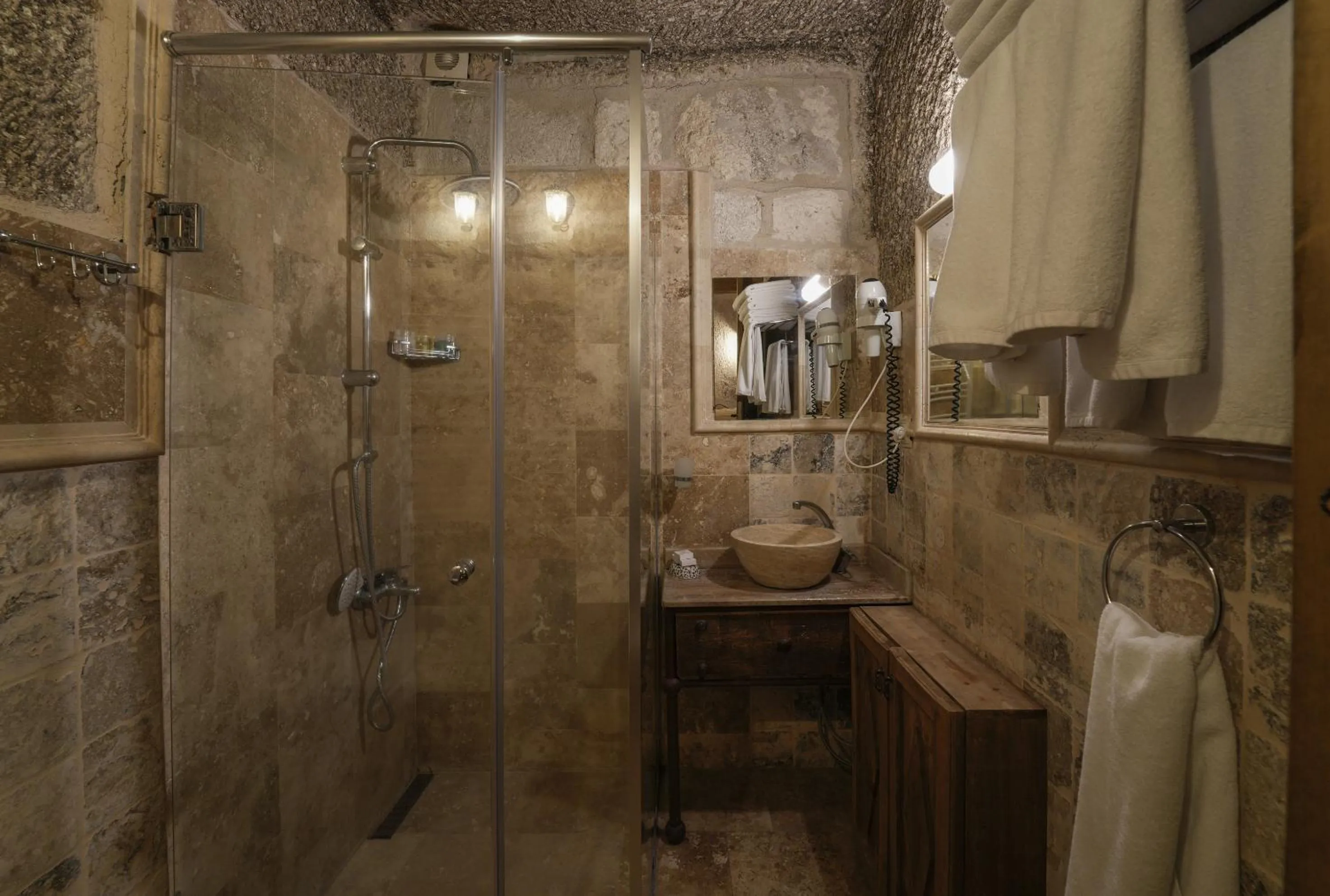 Bathroom in Tekkaya Cave Hotel