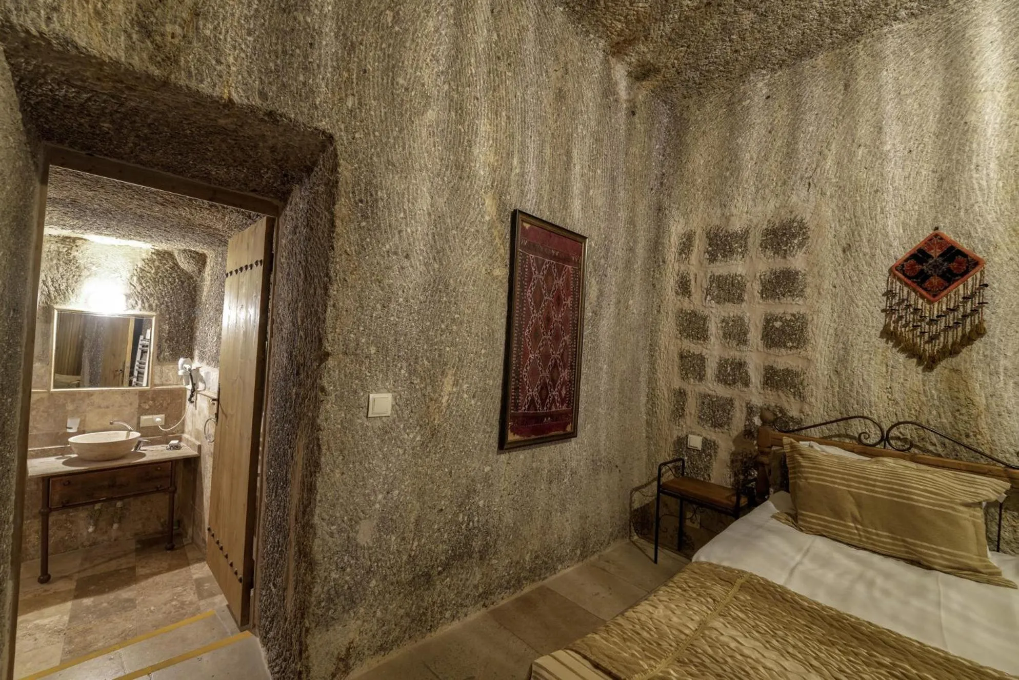 Bedroom, Bed in Tekkaya Cave Hotel