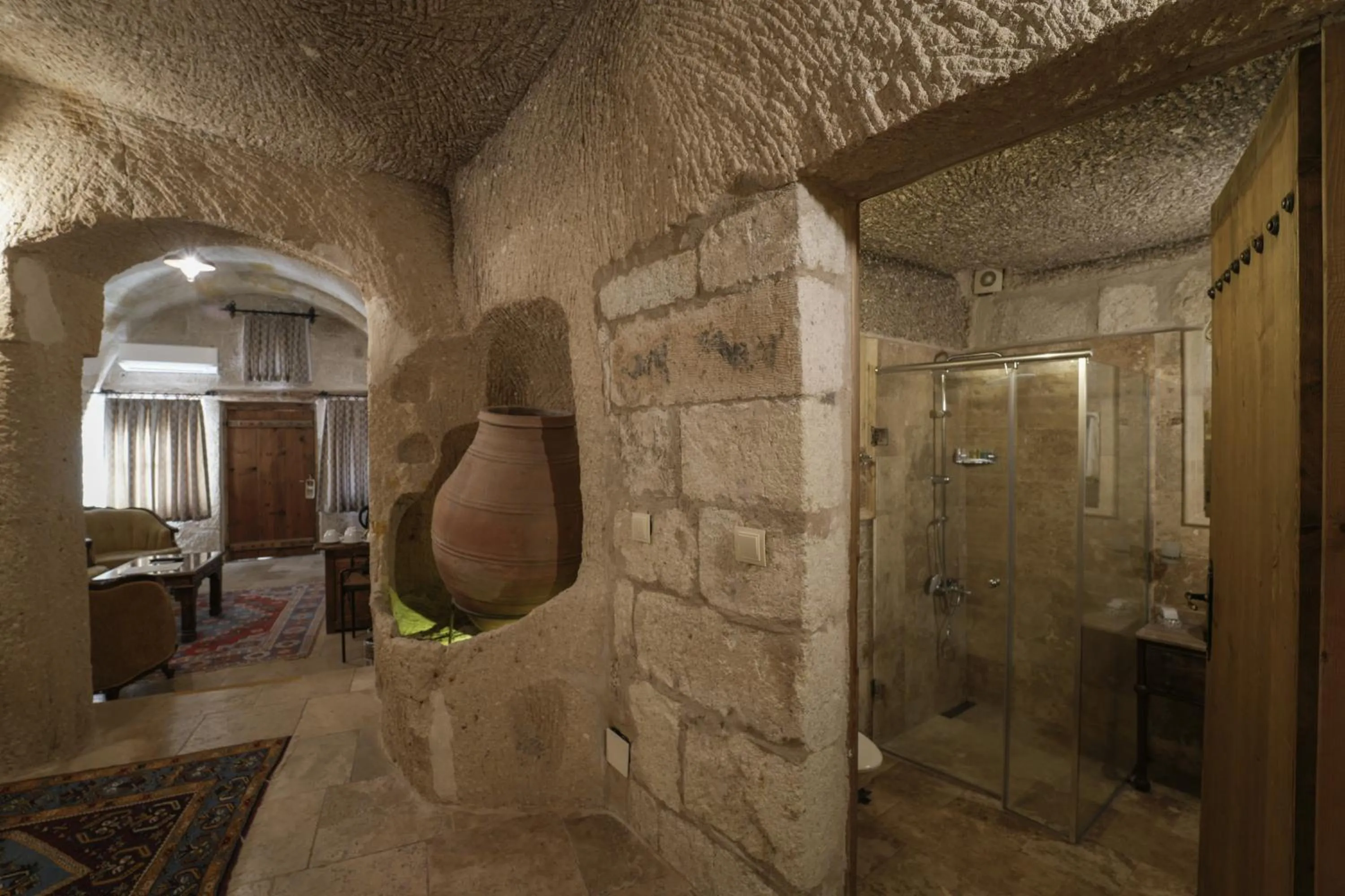 Bathroom in Tekkaya Cave Hotel