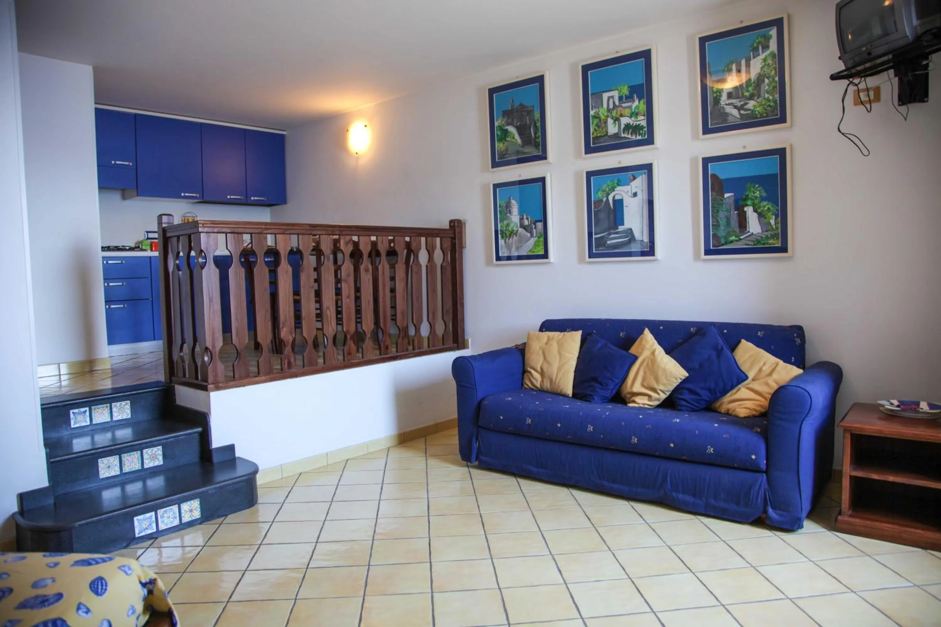 Kitchen or kitchenette in B&B Alta Marea Lipari