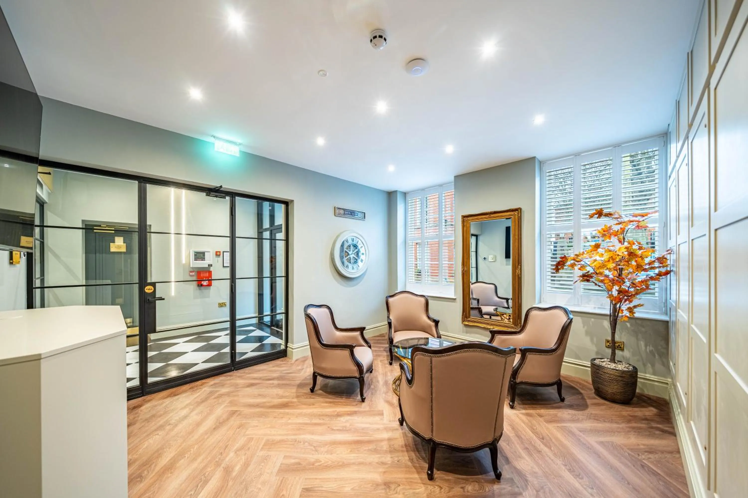 Lobby or reception in St Marys Quarters