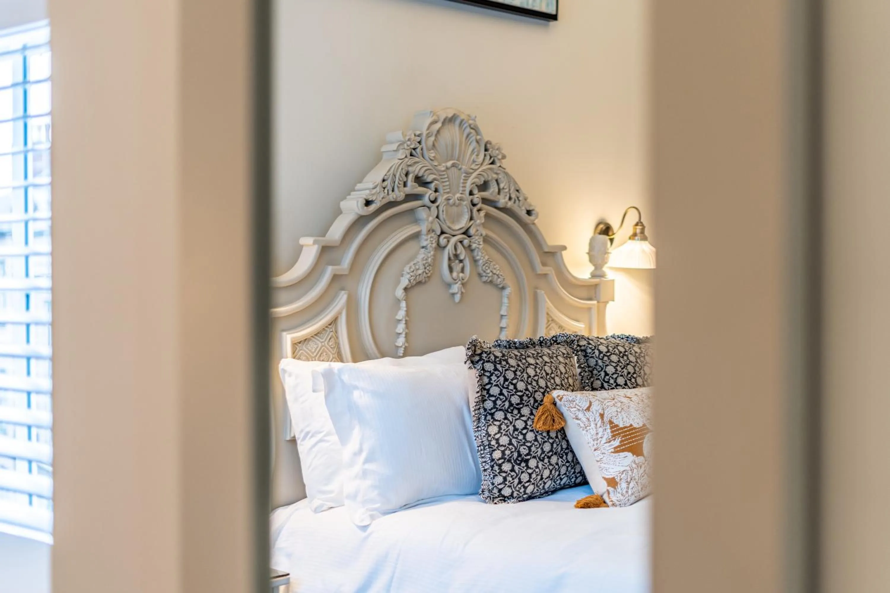 Decorative detail, Bed in St Marys Quarters