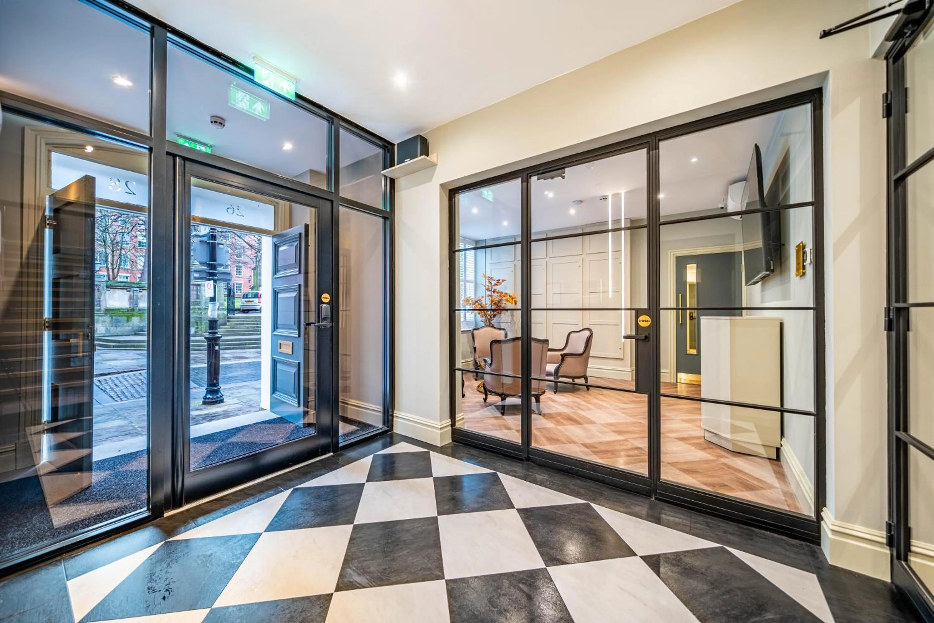 Facade/entrance in St Marys Quarters