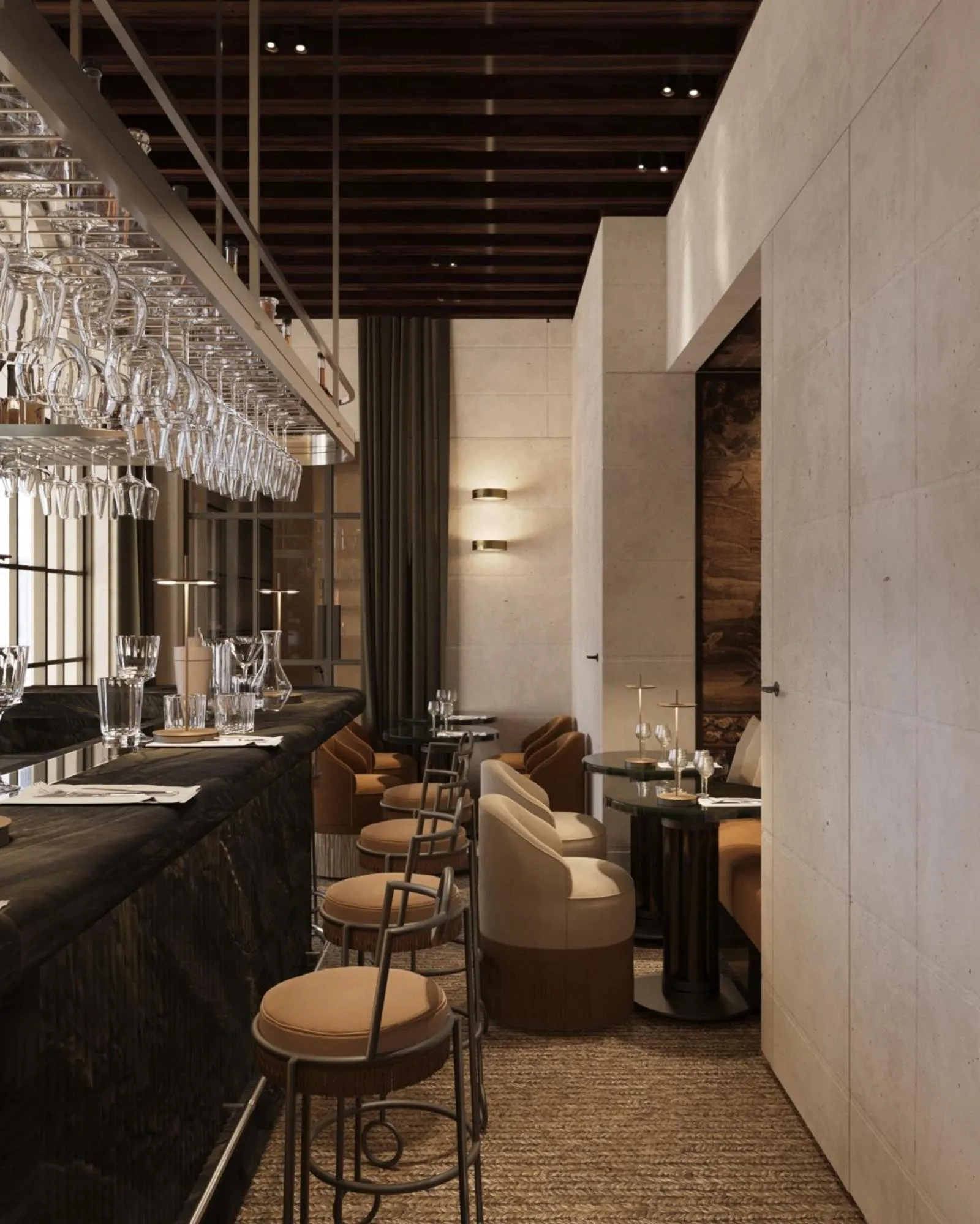 Lounge or bar in Mondovi Luxury Suites