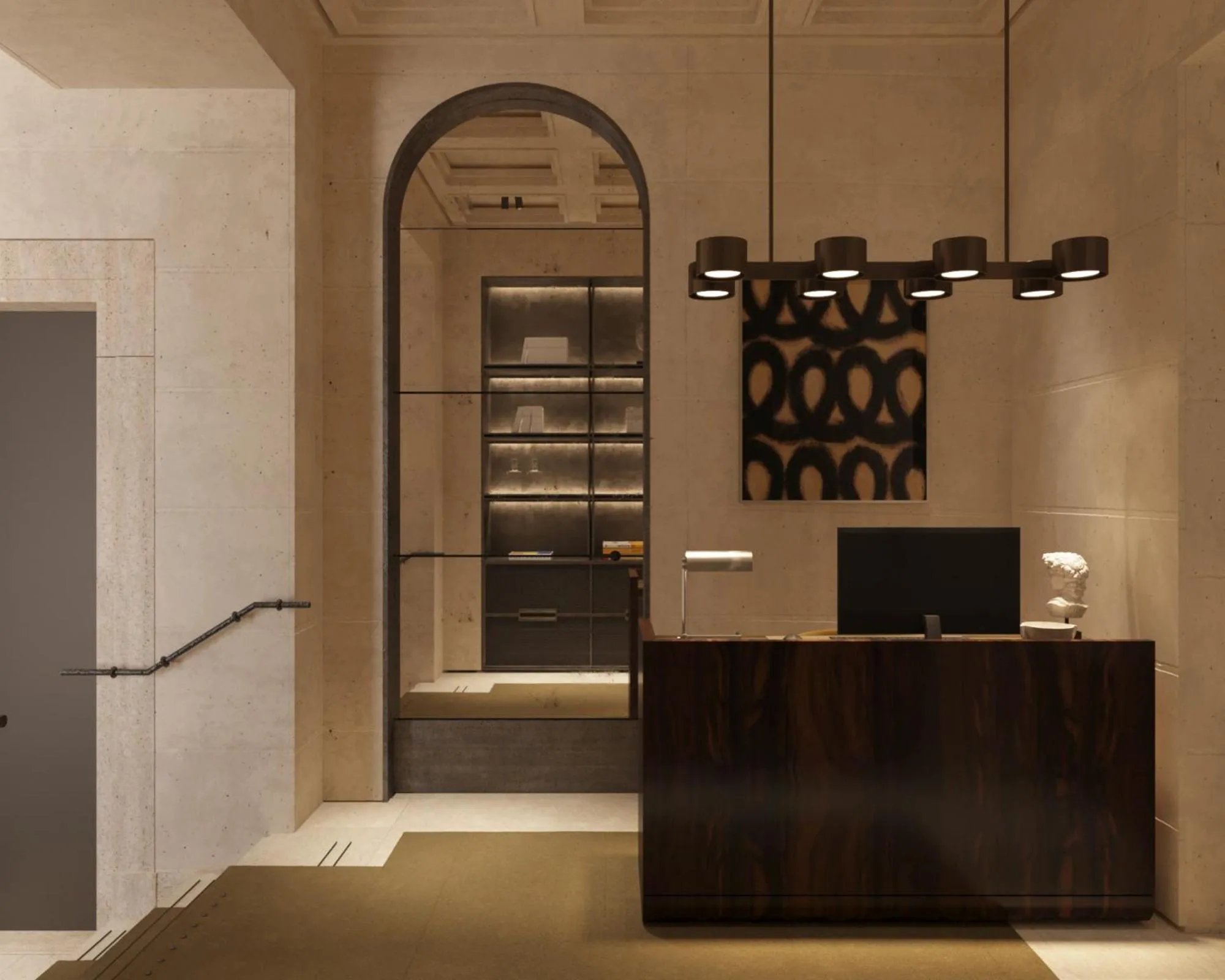 Lobby or reception in Mondovi Luxury Suites