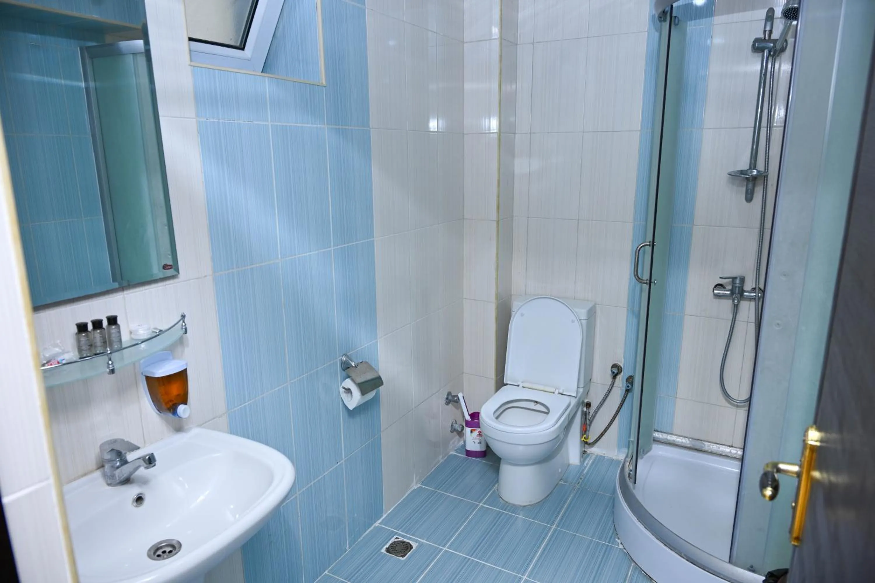 Shower in Arena Hotel Qakh