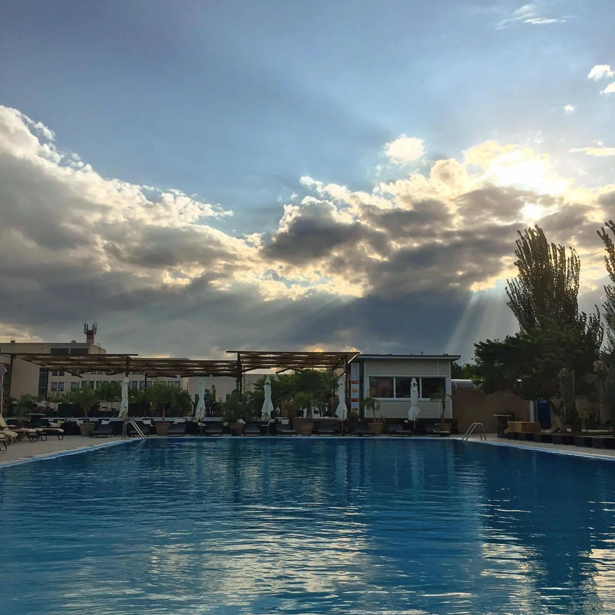 Swimming pool in Cross Apartments and Tours