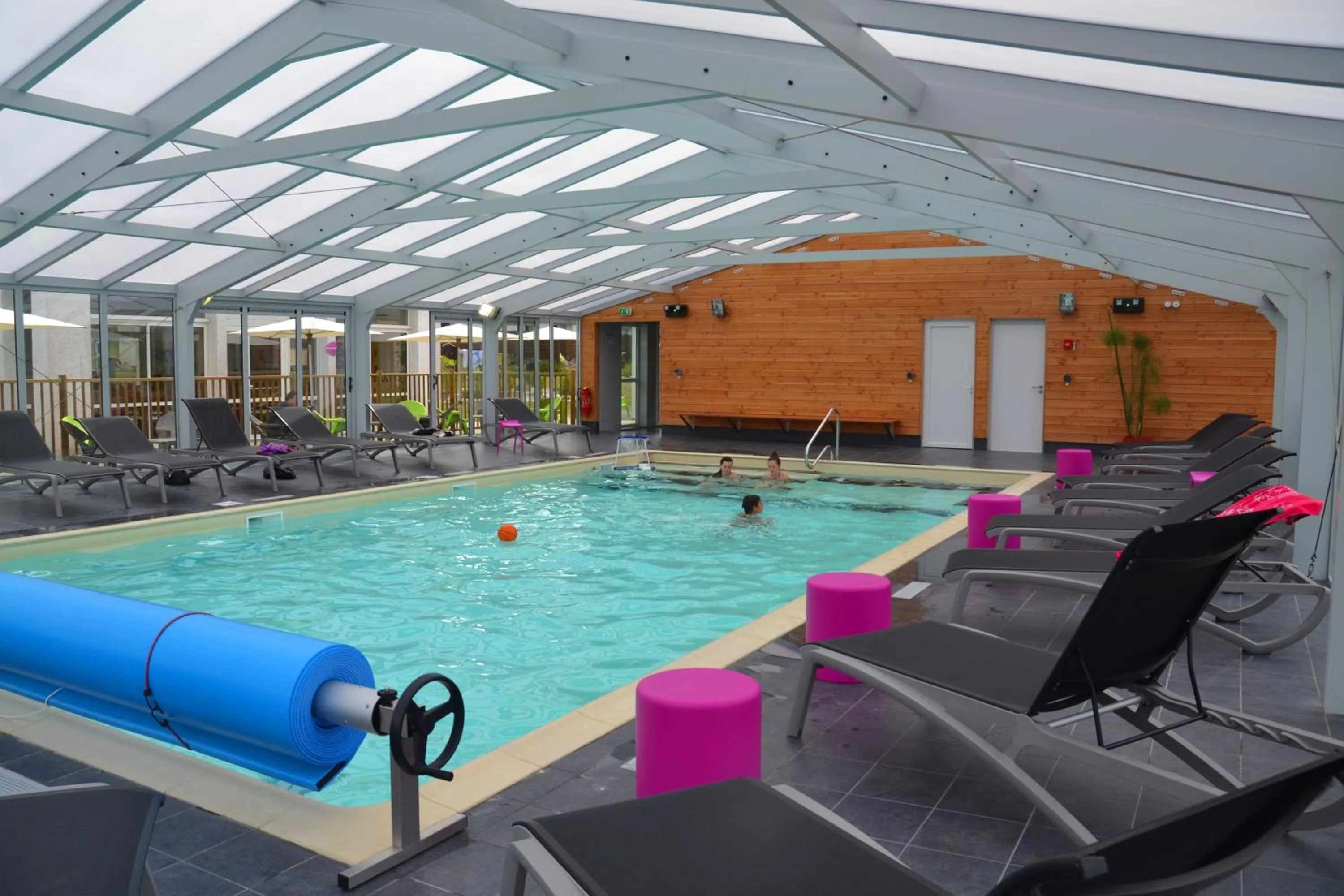 Swimming pool in VVF La côte d'Emeraude Saint-Cast-le-Guildo