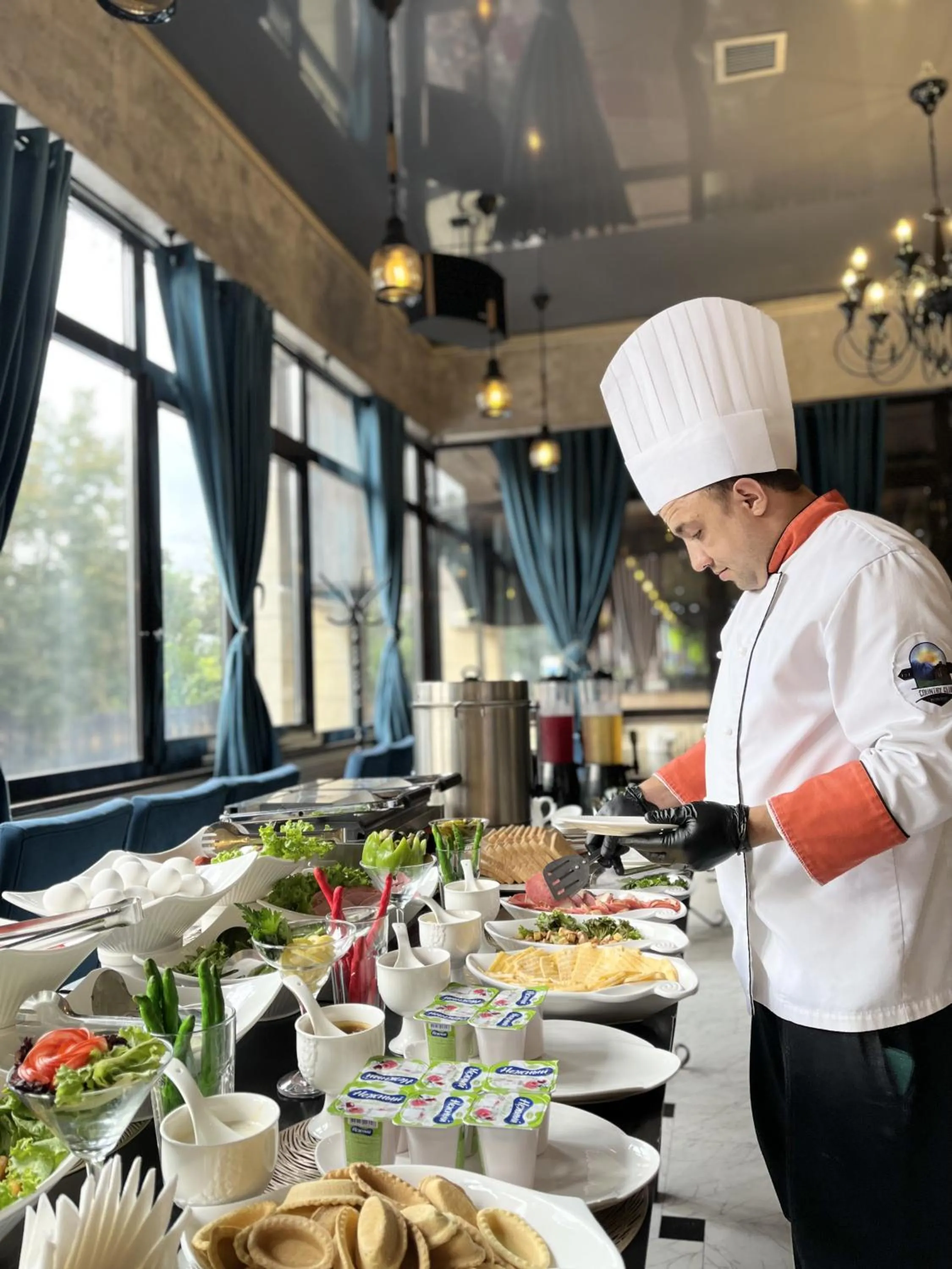 Breakfast in Almaty Grand Erbil Hotel