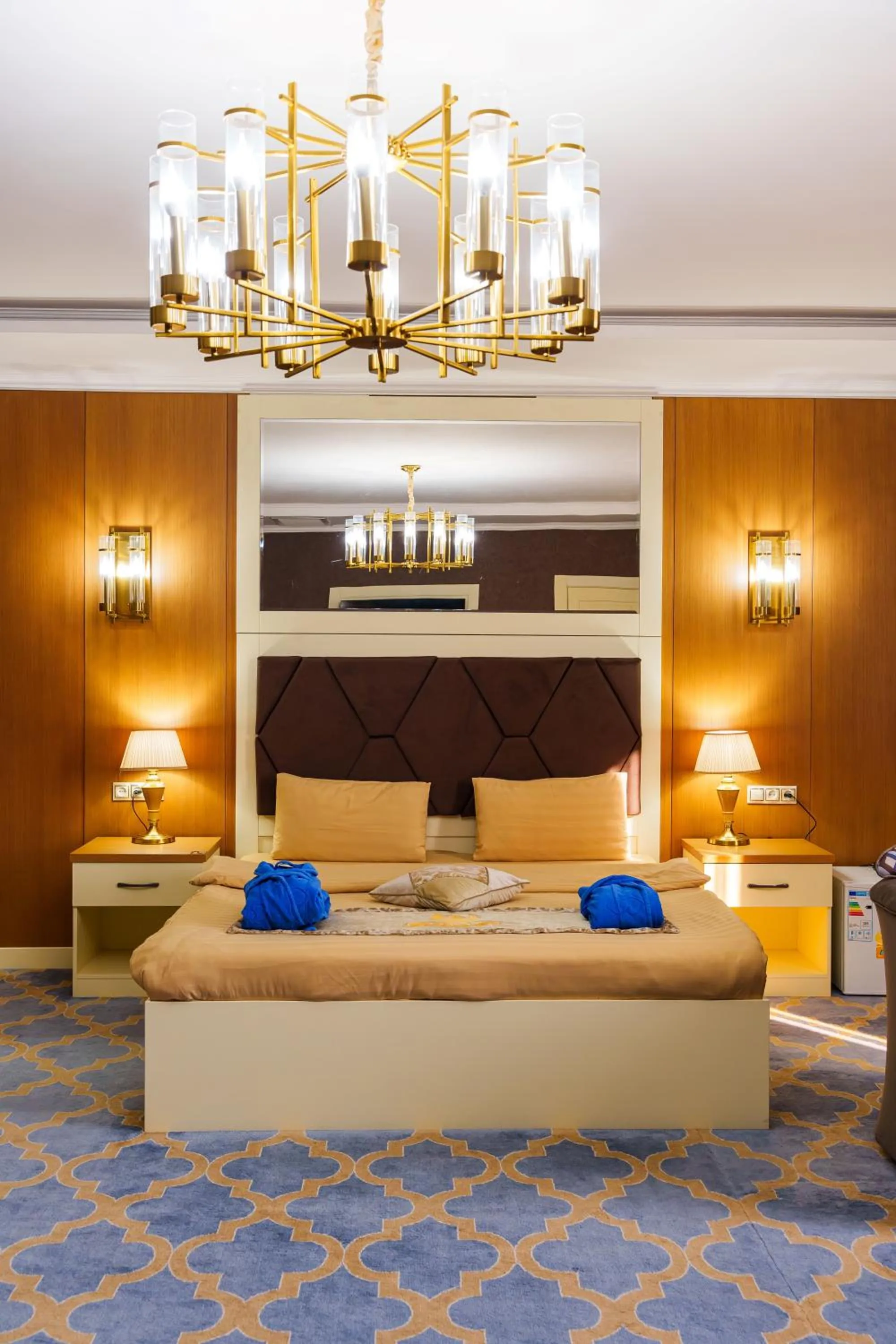 Bed in Almaty Grand Erbil Hotel