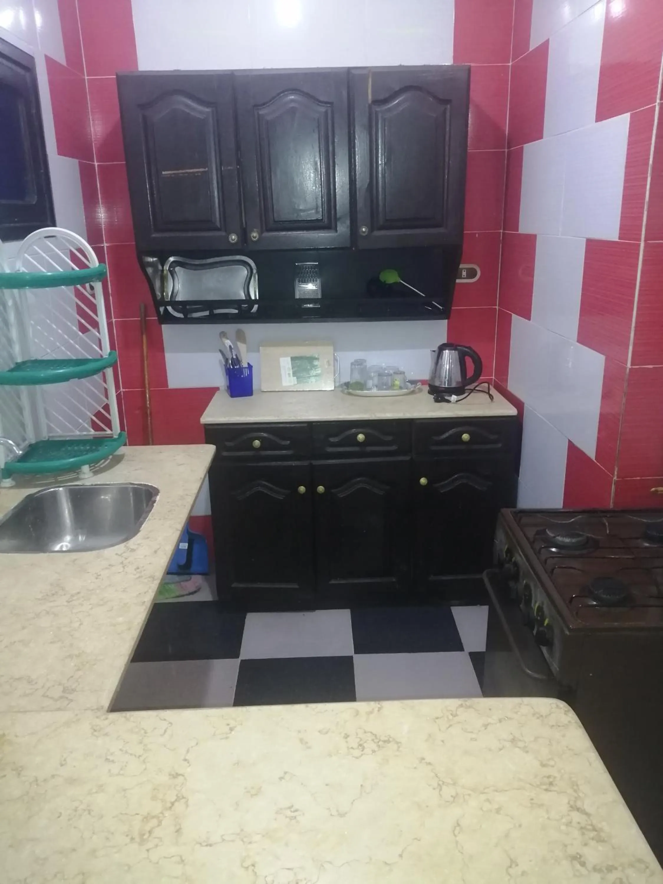 Kitchen or kitchenette in Al Dahar apartments Hurghada