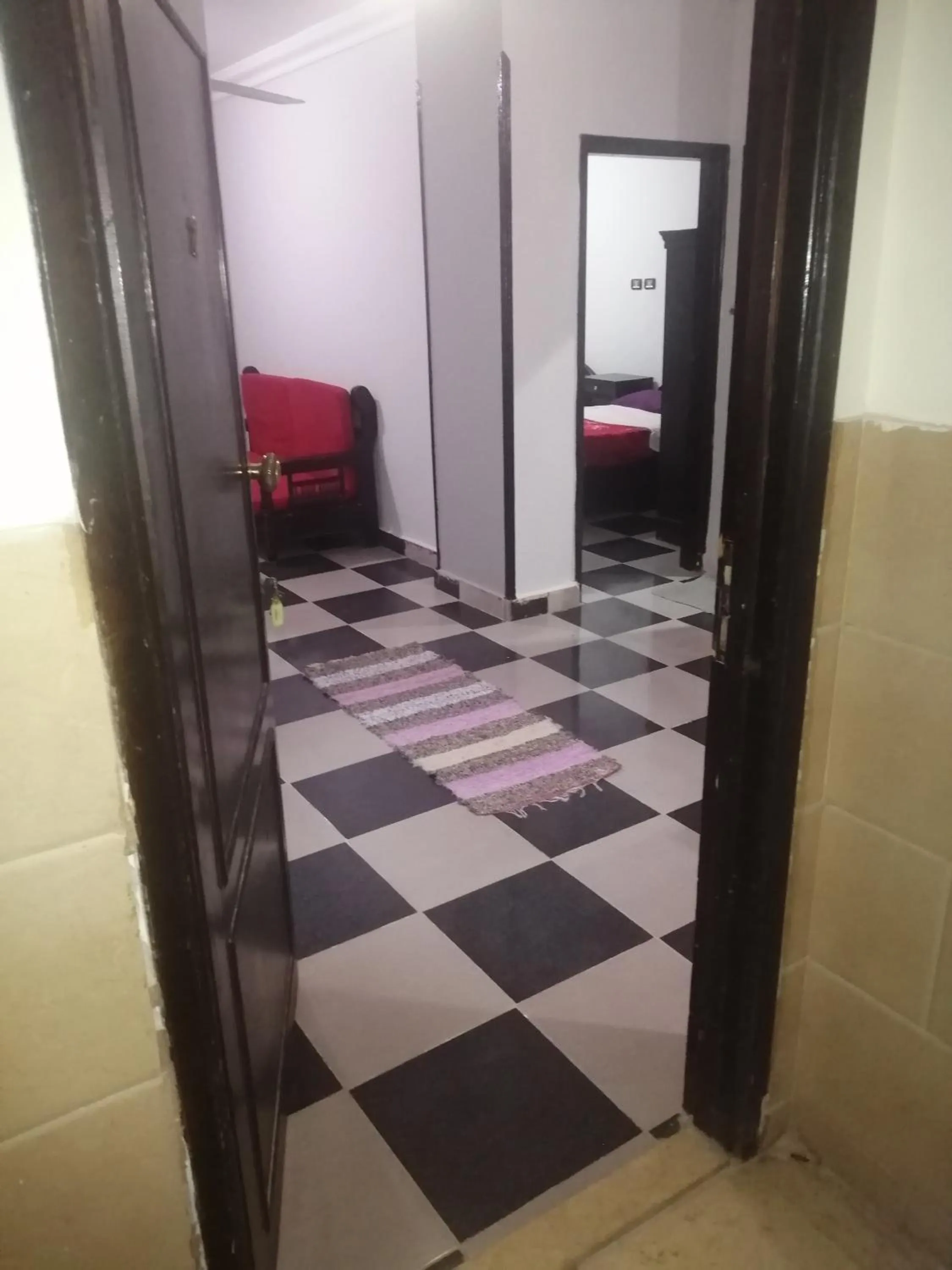 Living room, Bed in Al Dahar apartments Hurghada