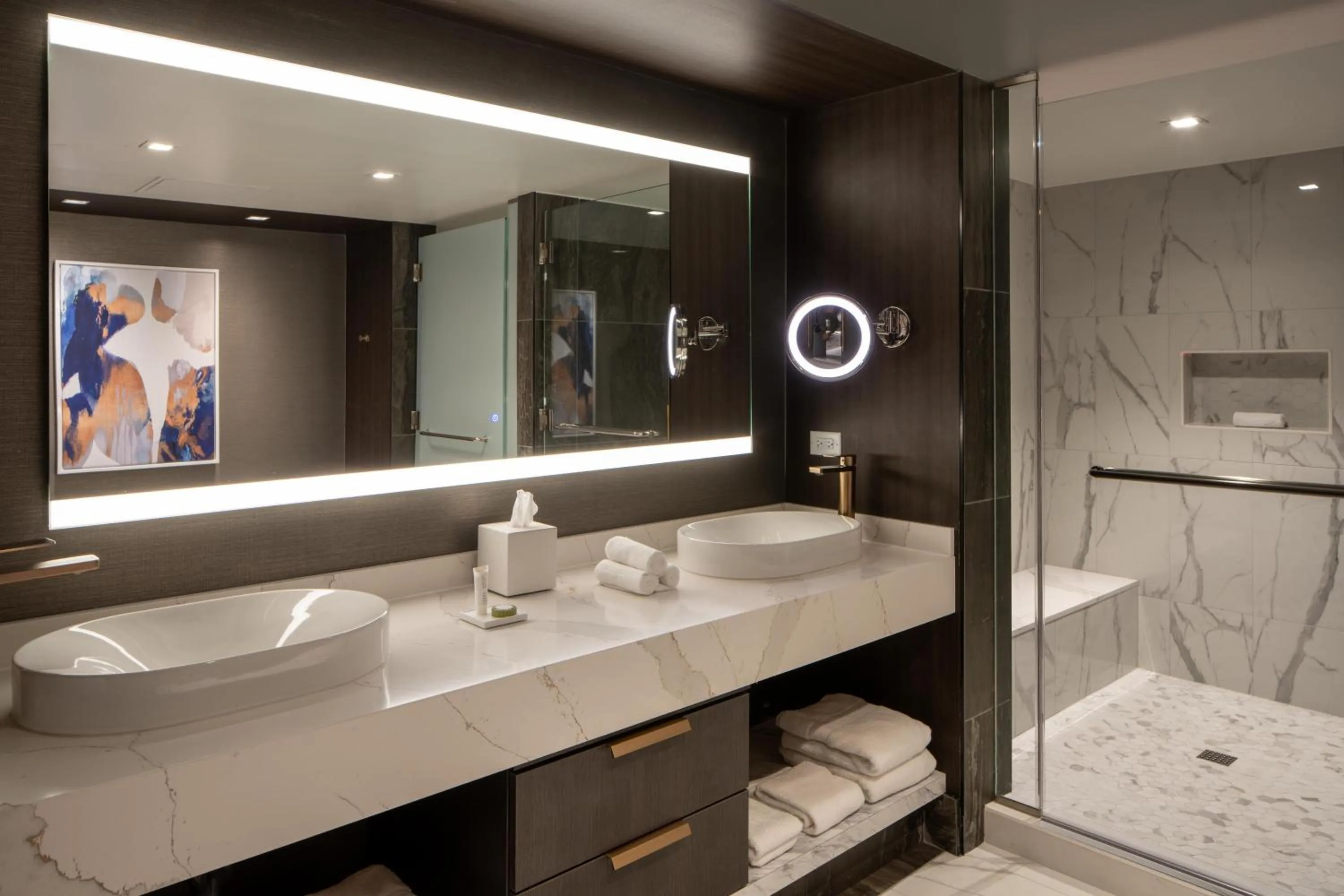 Bathroom in Live Casino & Hotel Louisiana, Curio Collection by Hilton