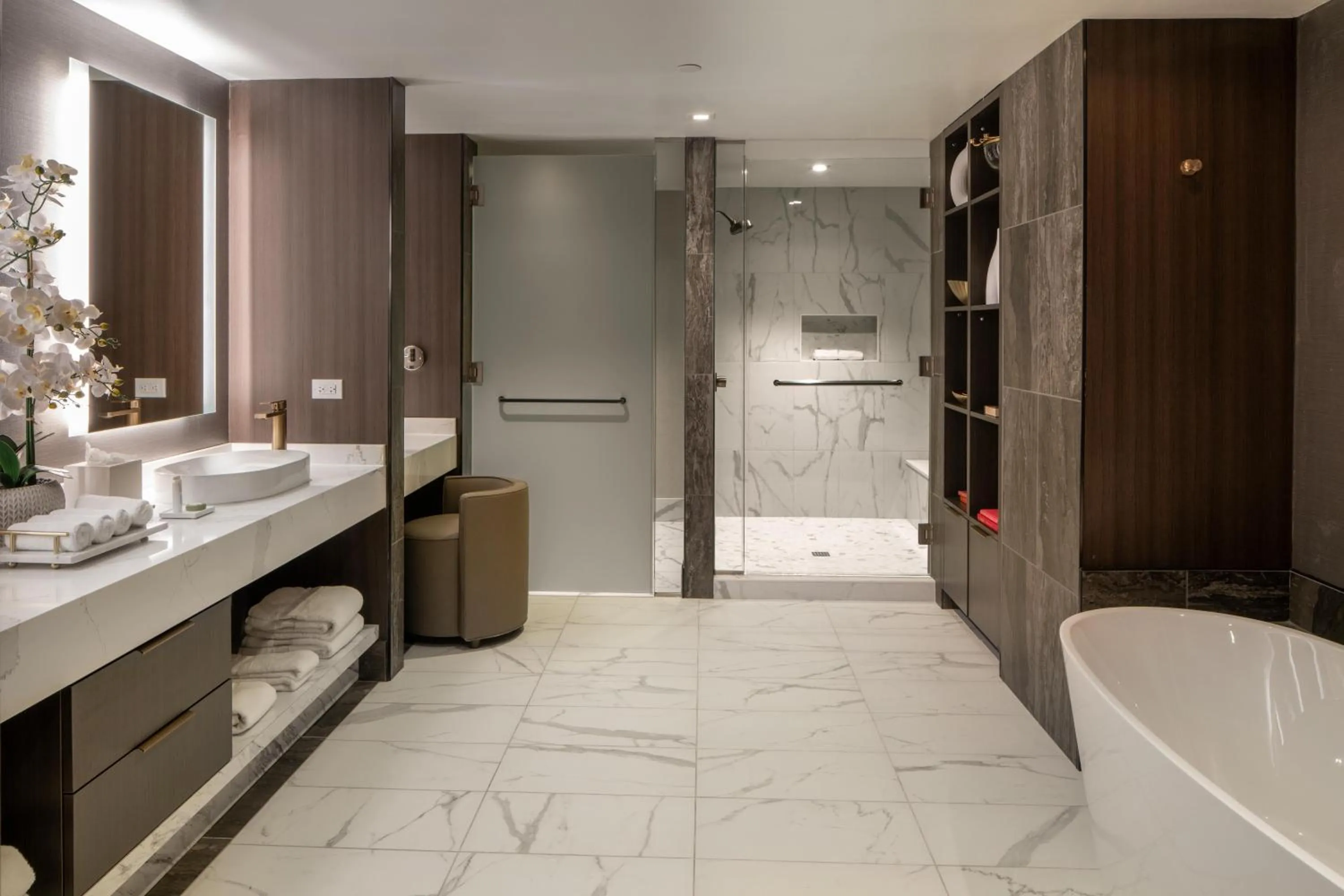 Bathroom in Live Casino & Hotel Louisiana, Curio Collection by Hilton