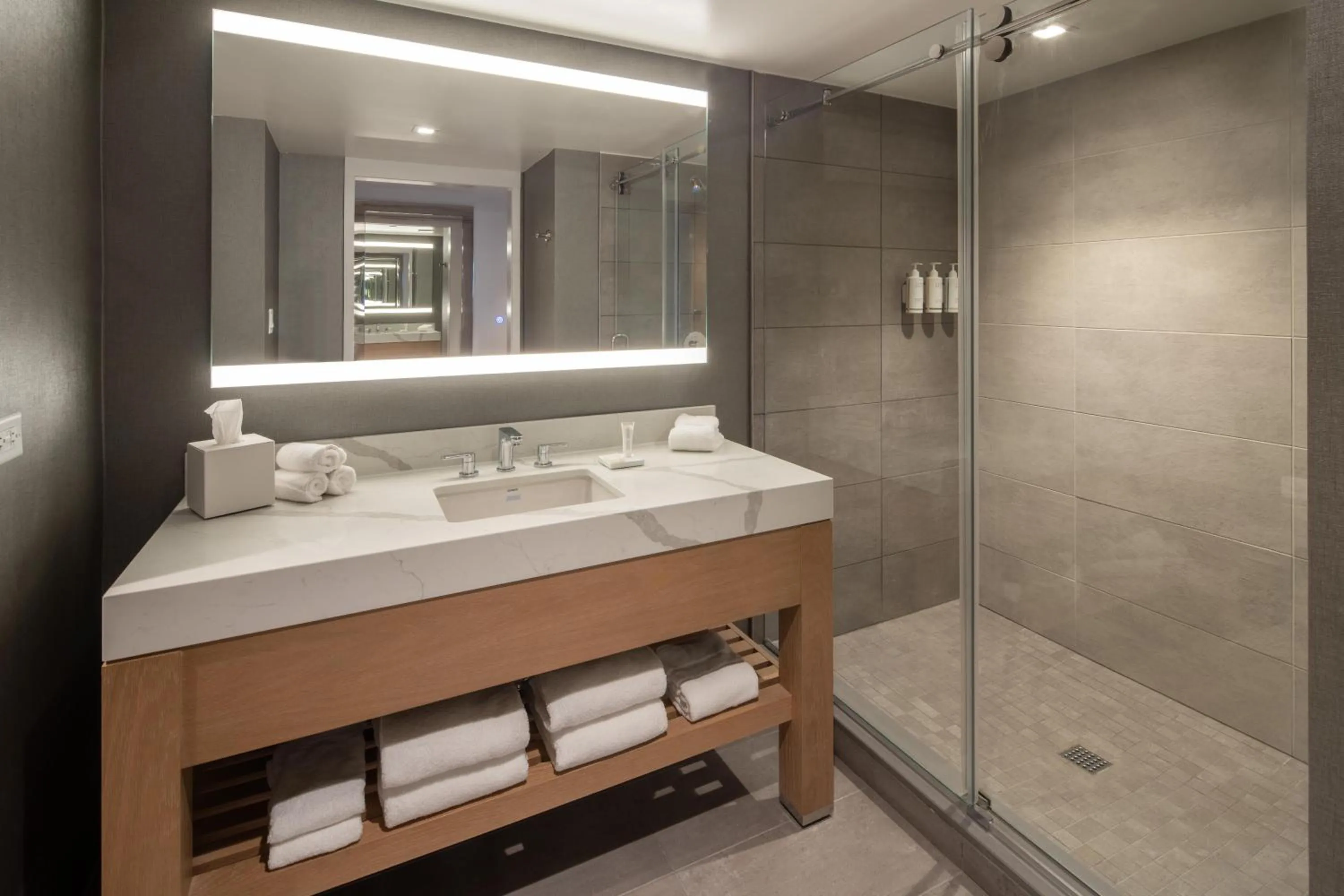 Bathroom in Live Casino & Hotel Louisiana, Curio Collection by Hilton