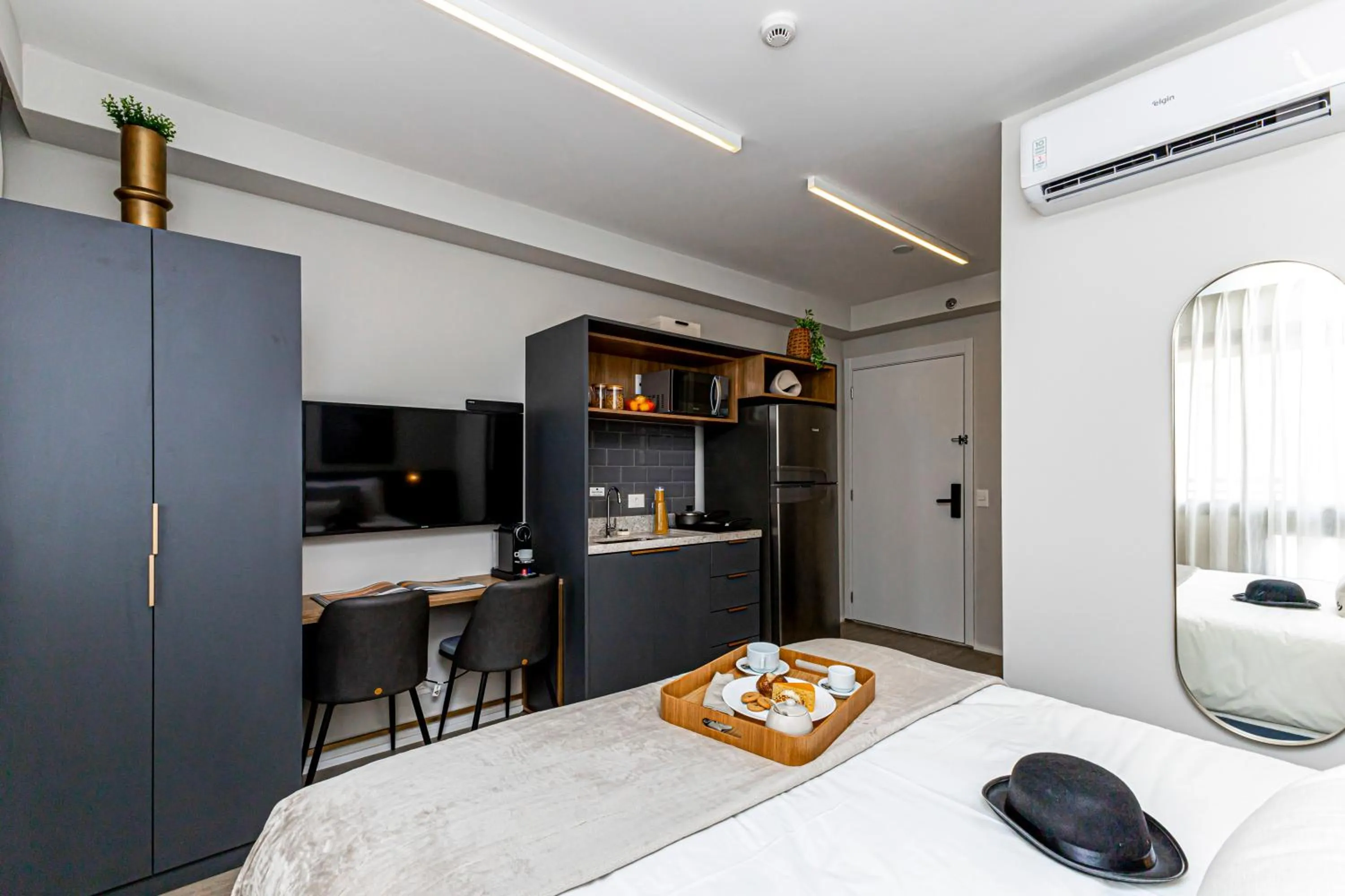 Bed in Charlie Santo Amaro - Piscina, Academia e Nota 9,2