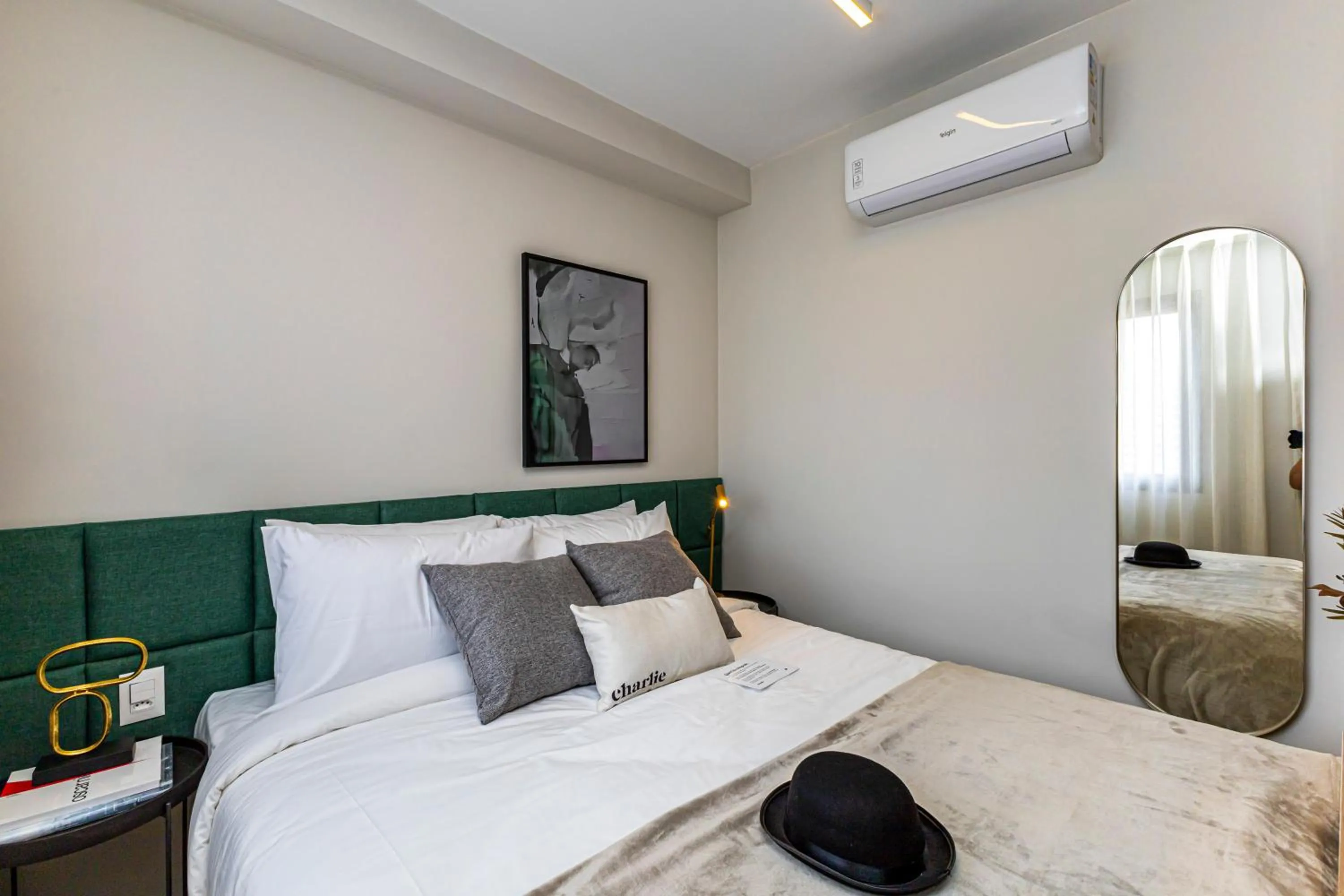 Bed in Charlie Santo Amaro - Piscina, Academia e Nota 9,2