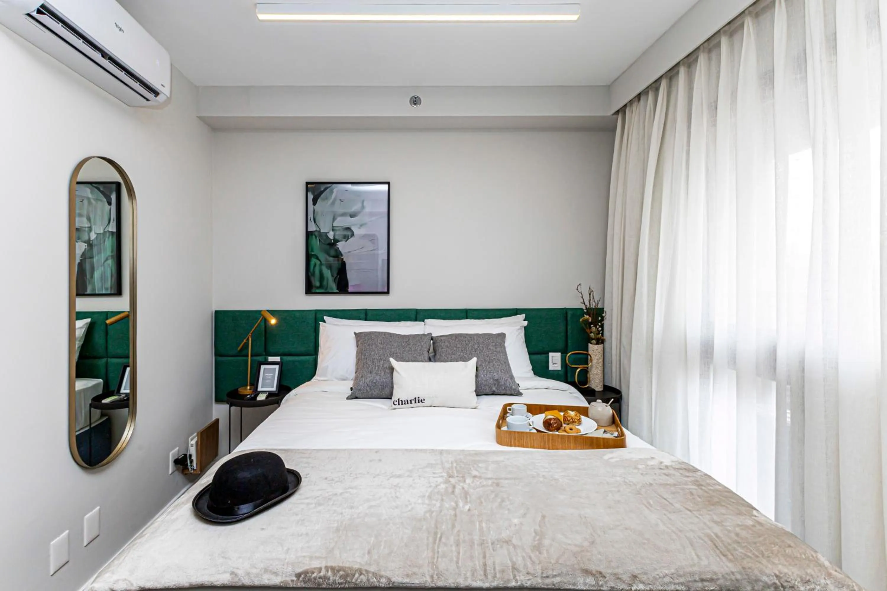 Bed in Charlie Santo Amaro - Piscina, Academia e Nota 9,2