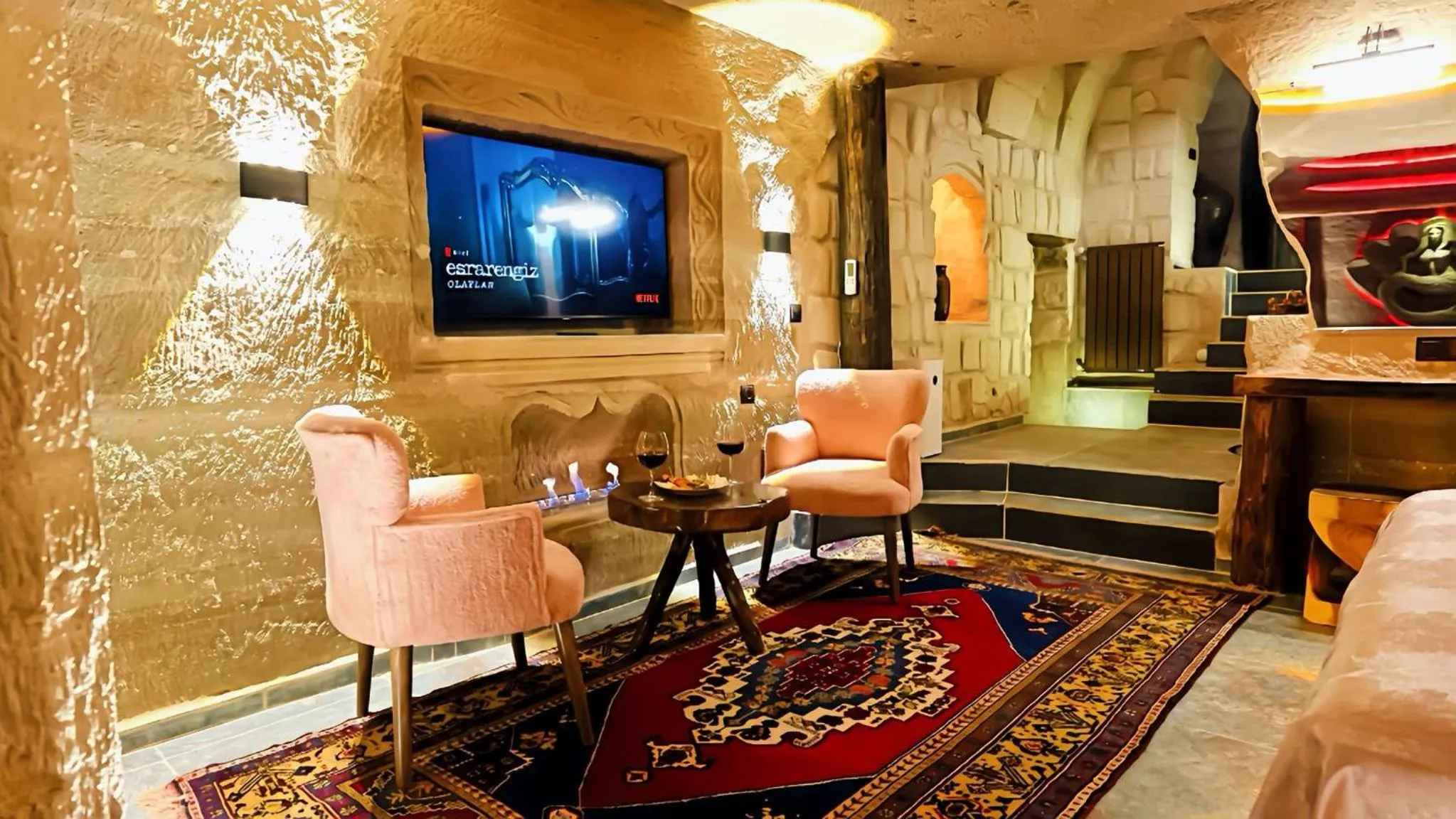 Seating area in Historical Goreme House