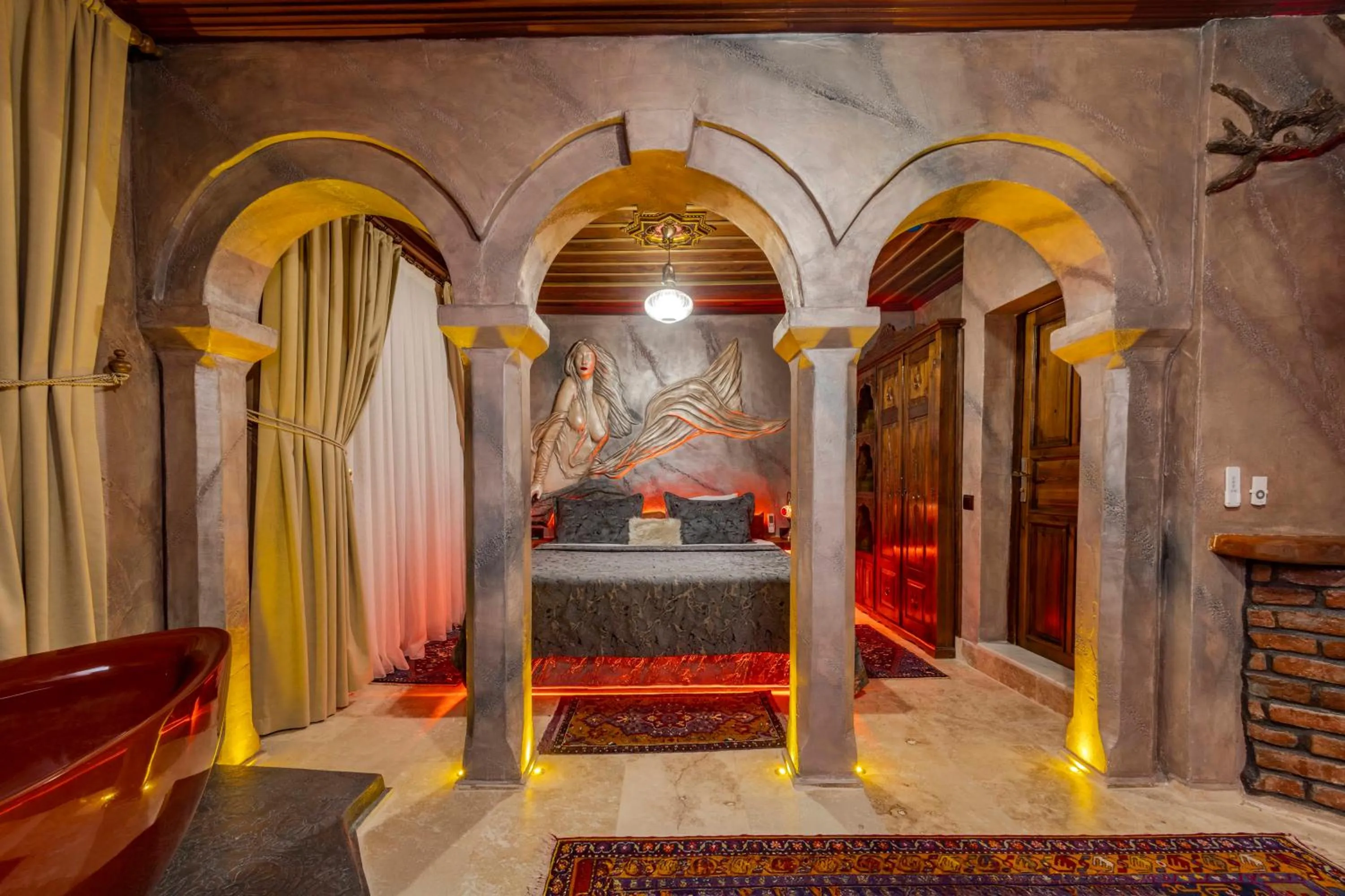 Bed in Historical Goreme House