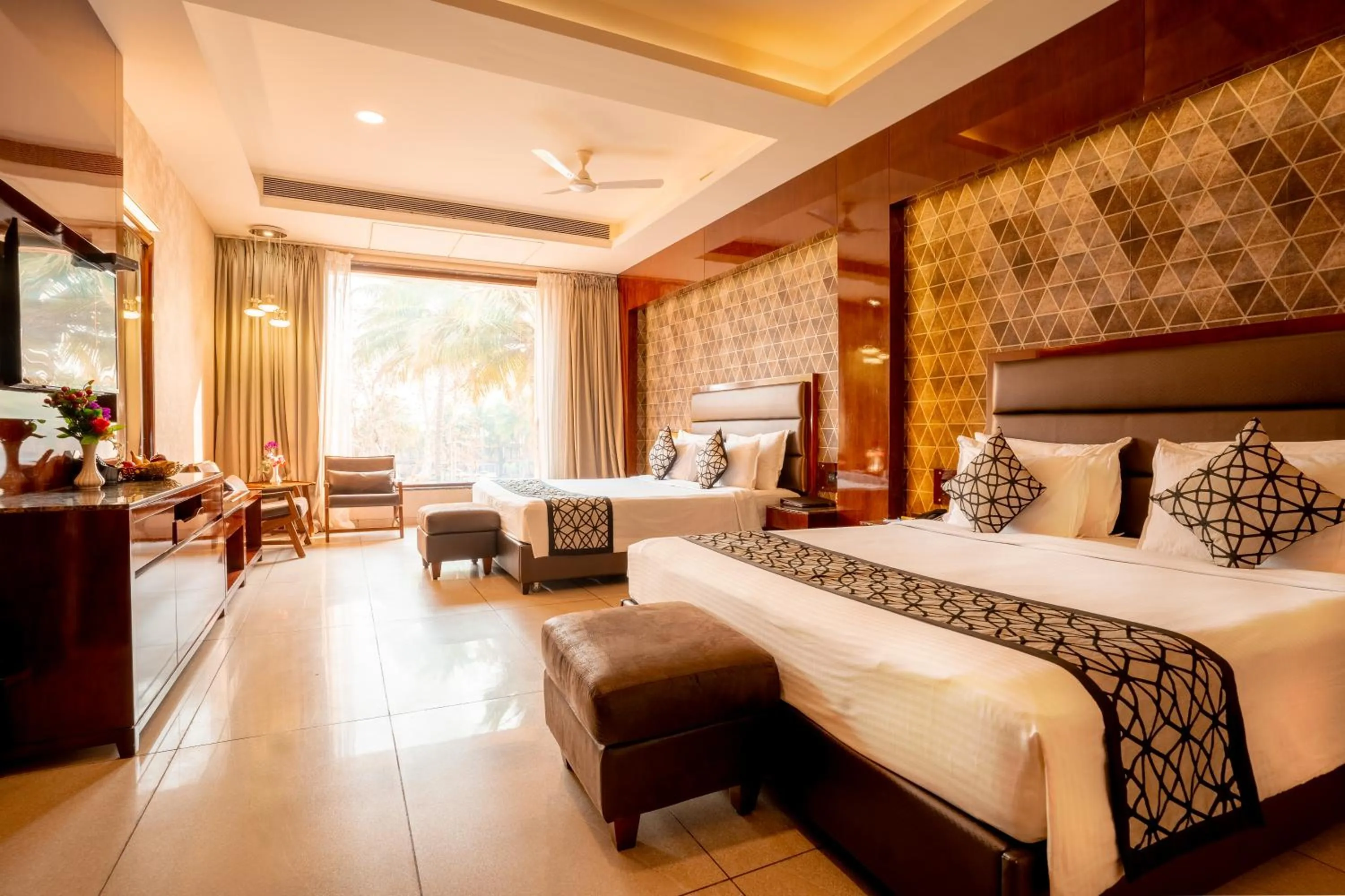 Bed in Treat Resort Silvassa