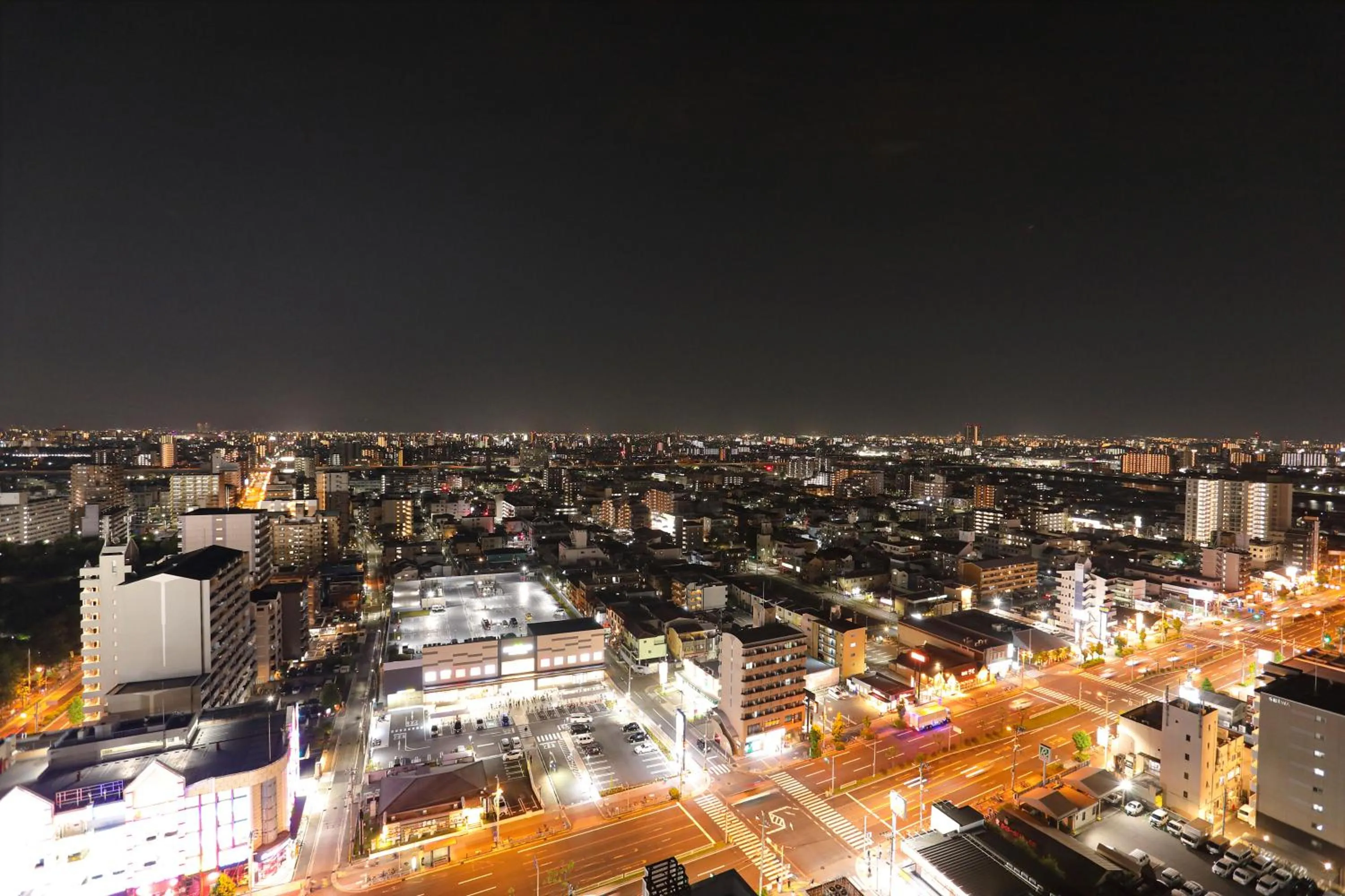 Night in Hiyori Hotel Osaka Suminoekoen Station