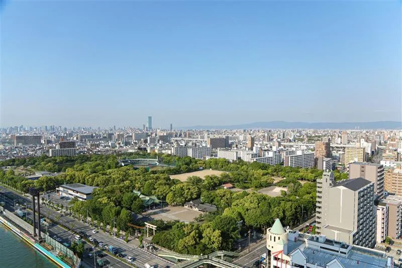 City view in Hiyori Hotel Osaka Suminoekoen Station