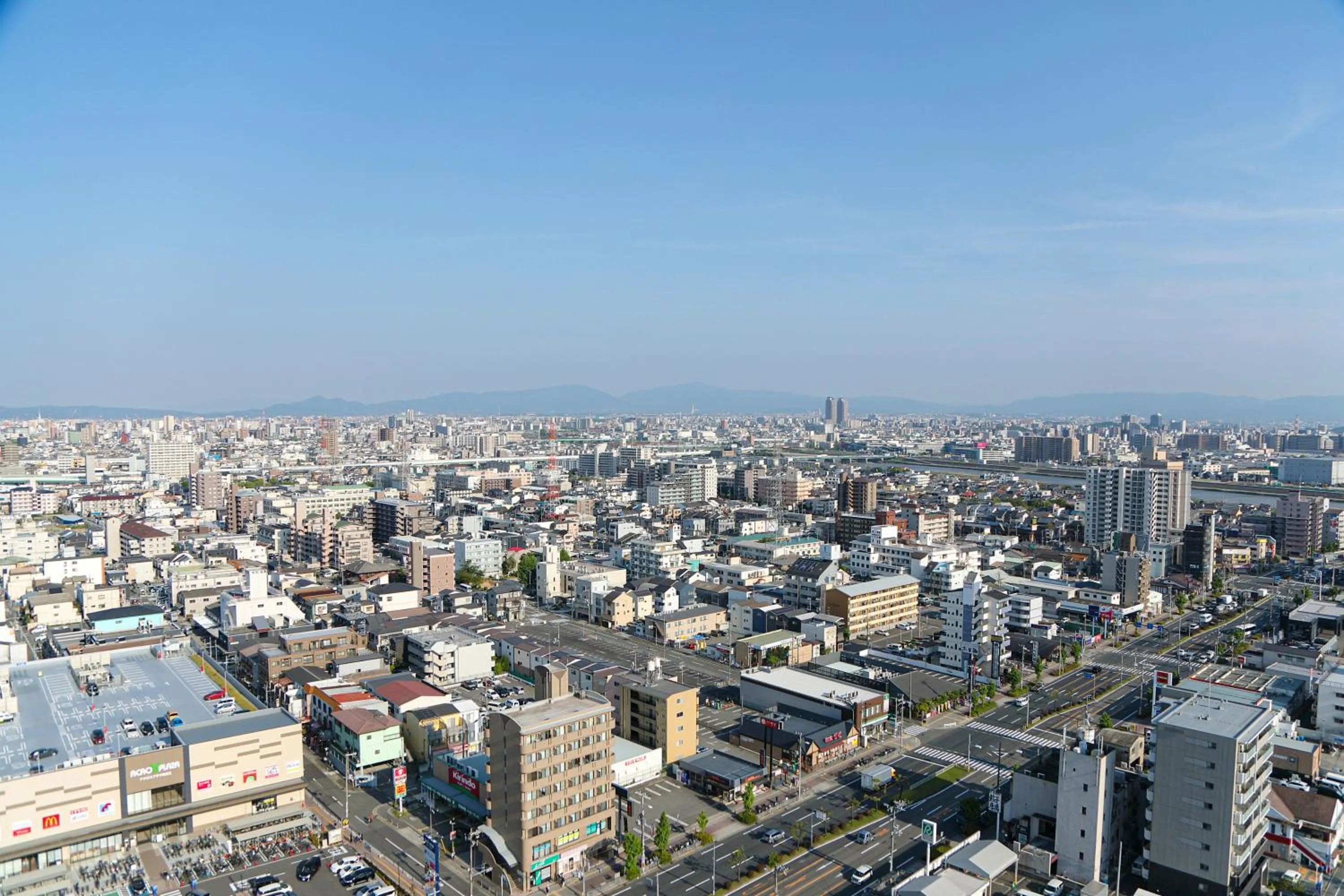 City view in Hiyori Hotel Osaka Suminoekoen Station