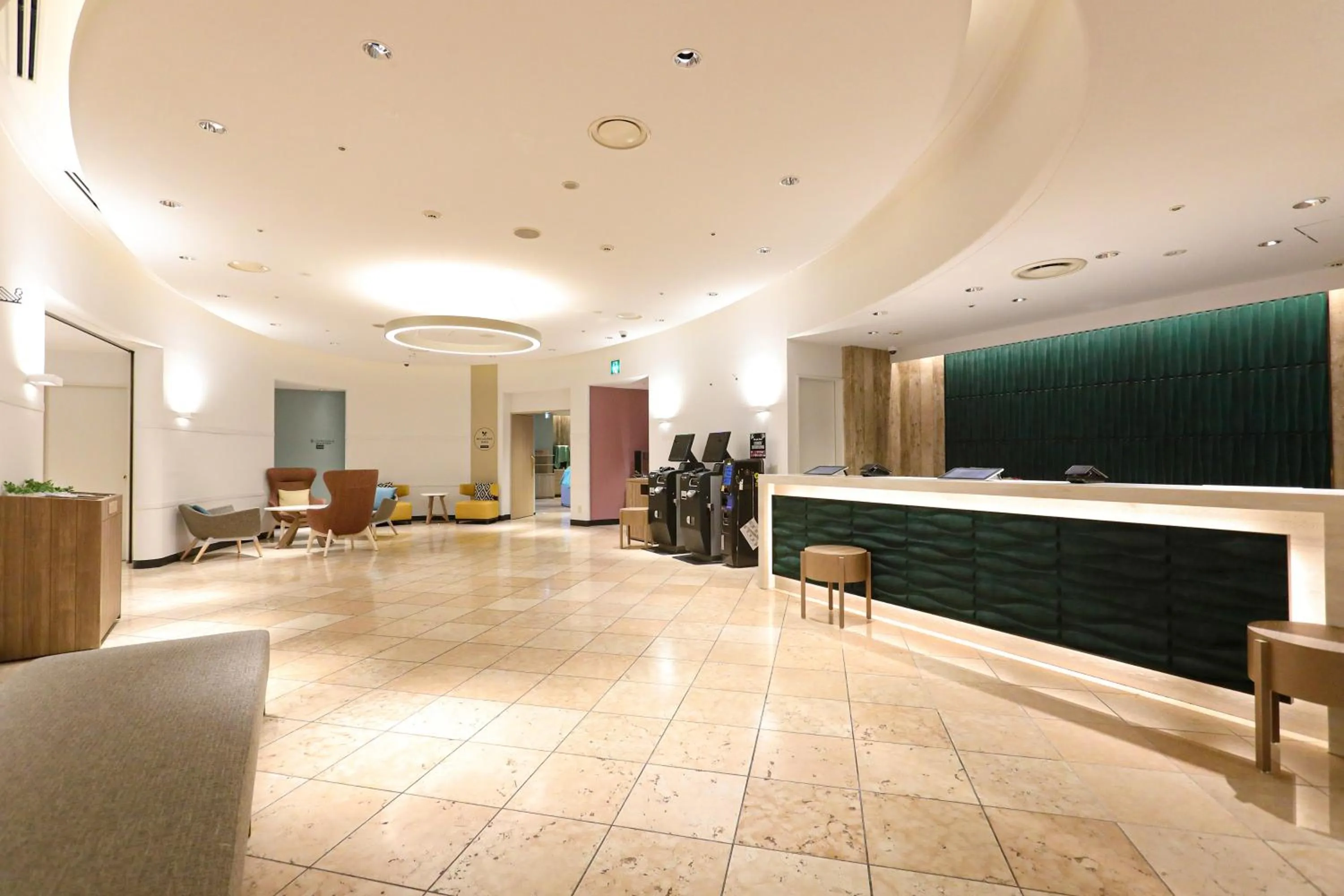 Lobby or reception in Hiyori Hotel Osaka Suminoekoen Station