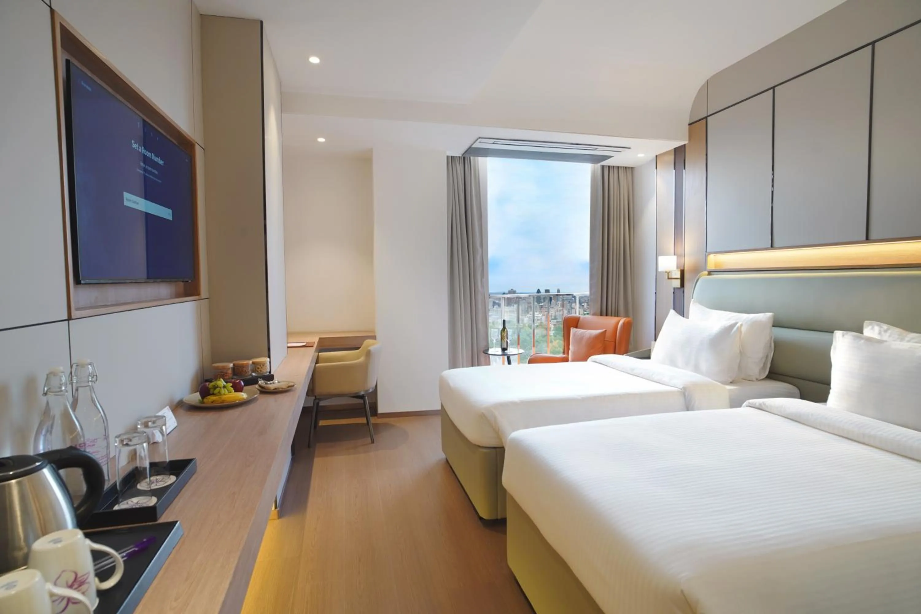 Bed in Orchid Hotel Chandigarh,Zirakpur