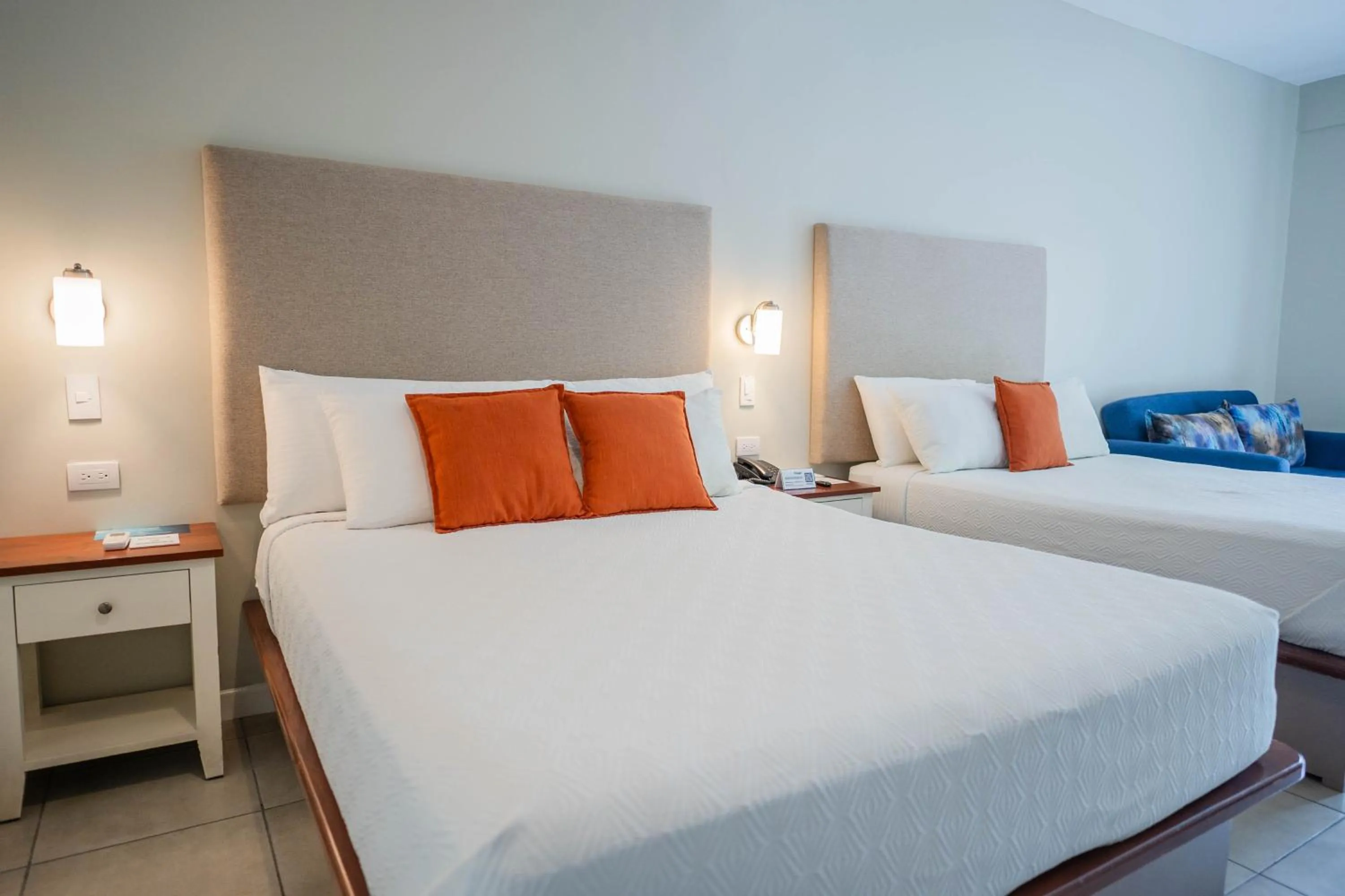 Bed in Boca Olas Resort Villas