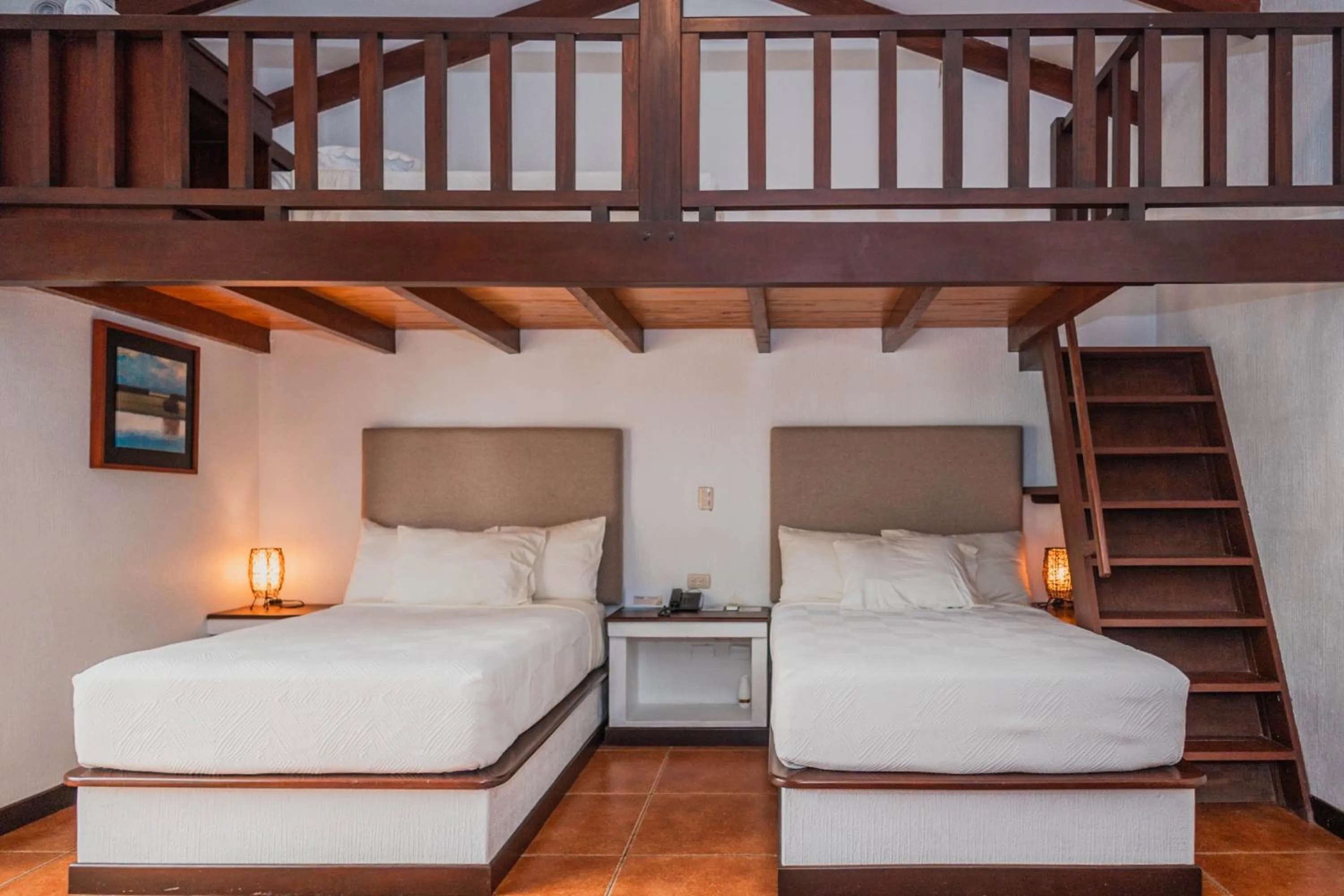 Bed in Boca Olas Resort Villas