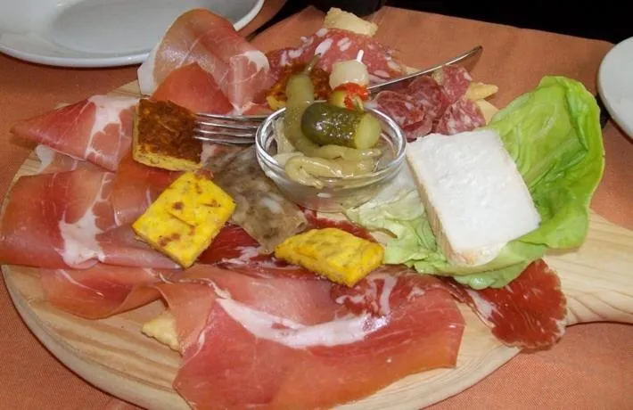 Food close-up in Albergo Elisa