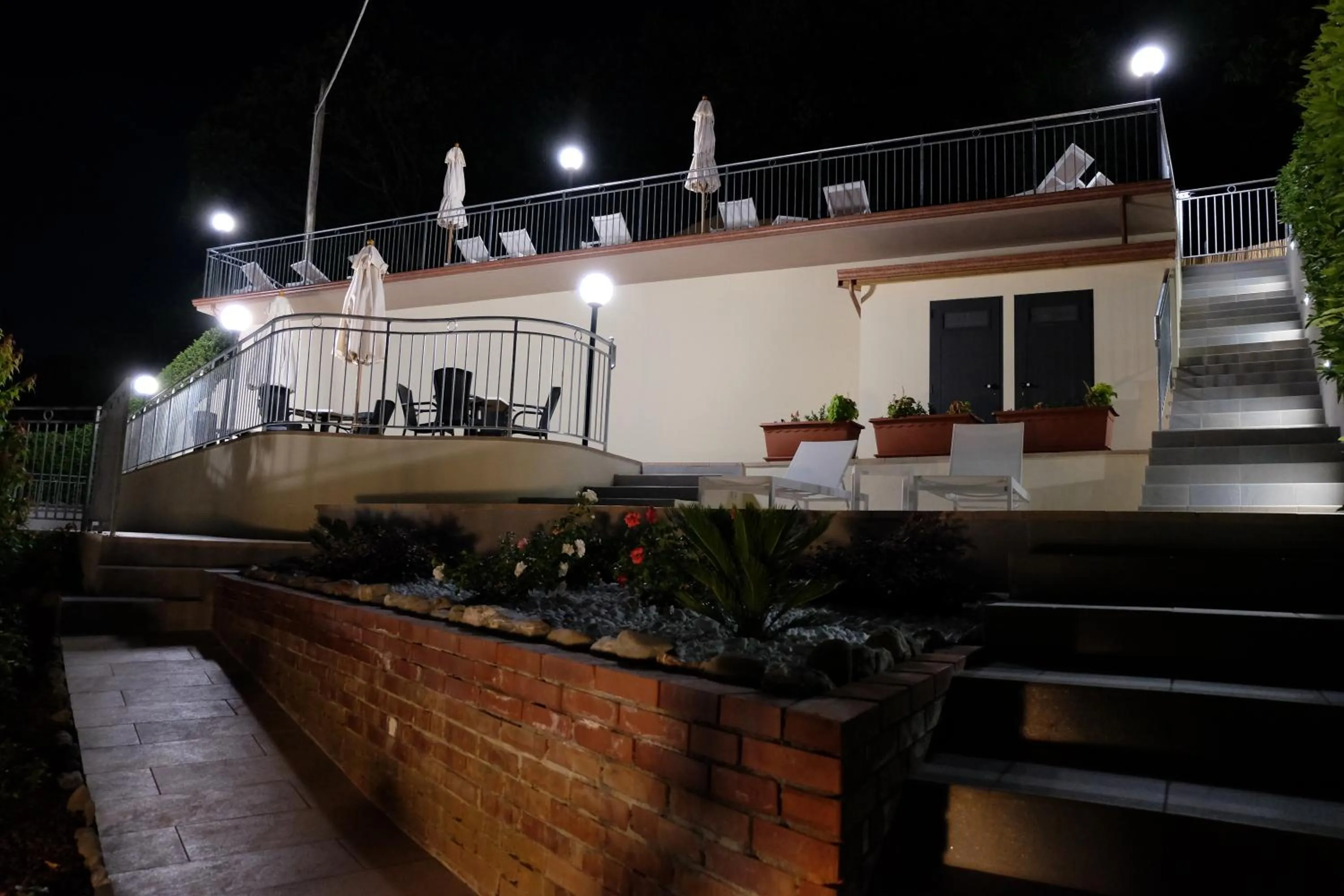 Balcony/Terrace in Albergo Elisa