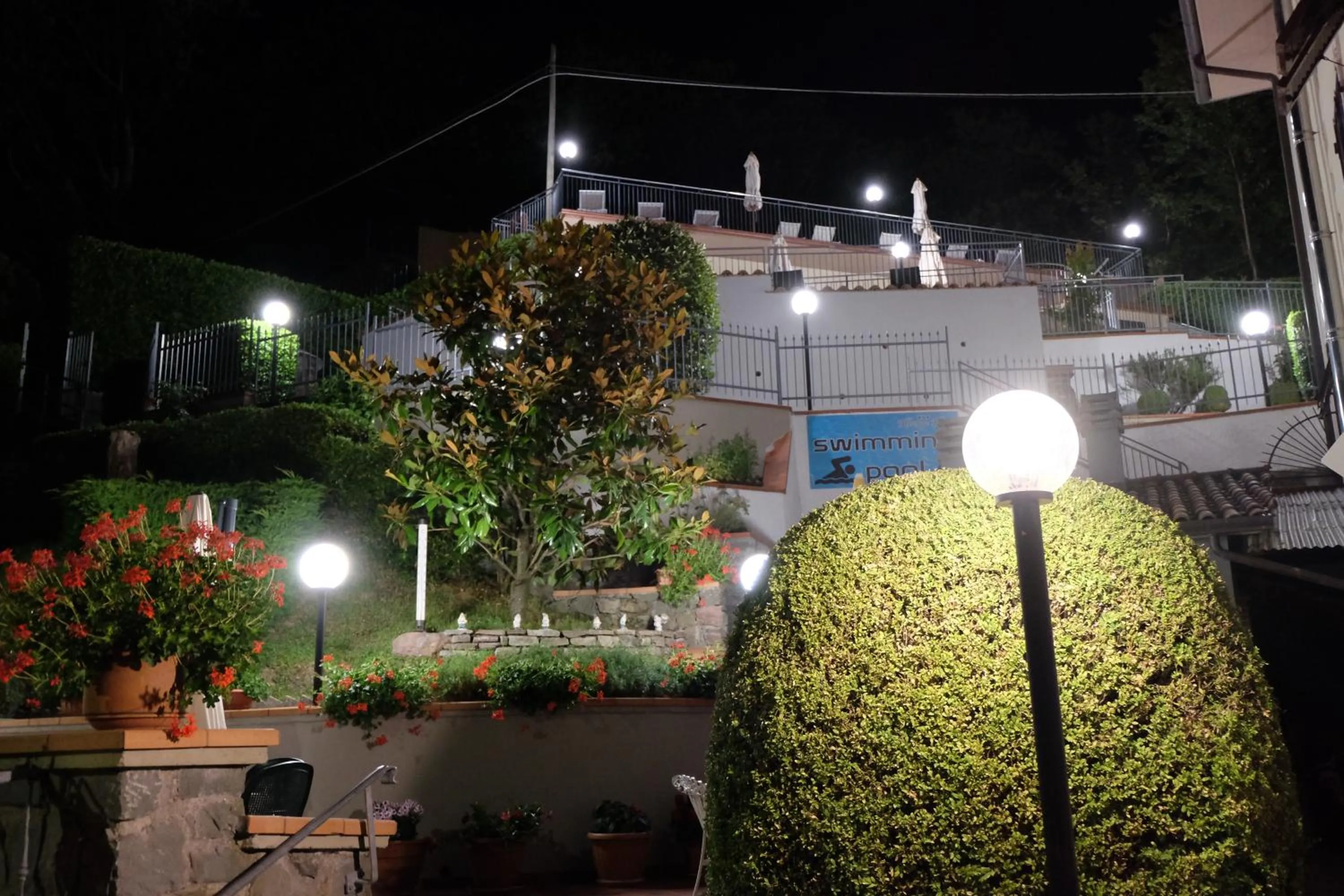 Garden view in Albergo Elisa