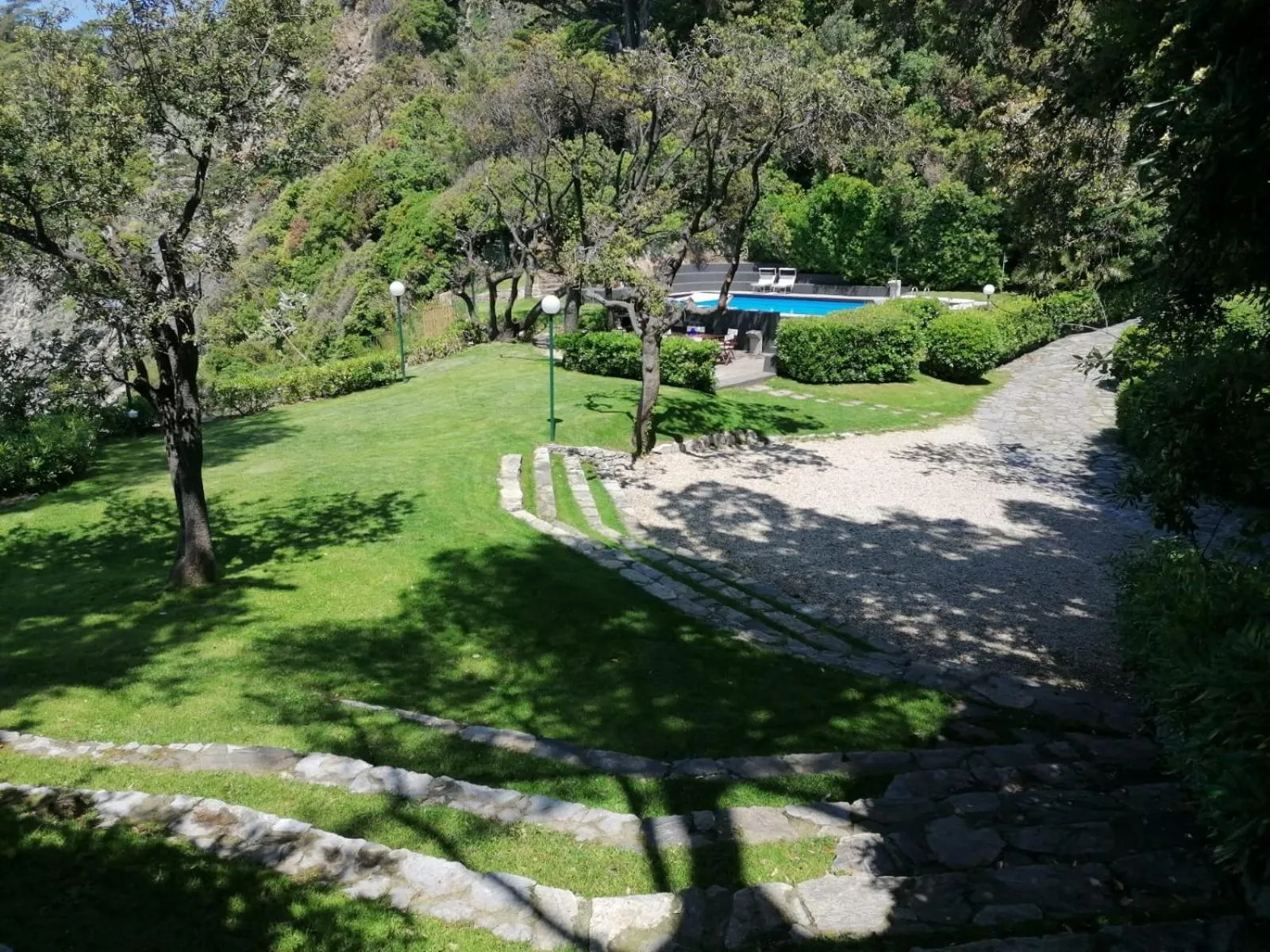 Garden view in Villa Domus 1938