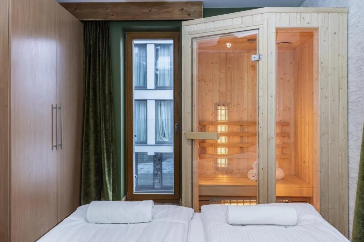 Sauna, Bed in Smrekowa Polana Resort & Spa
