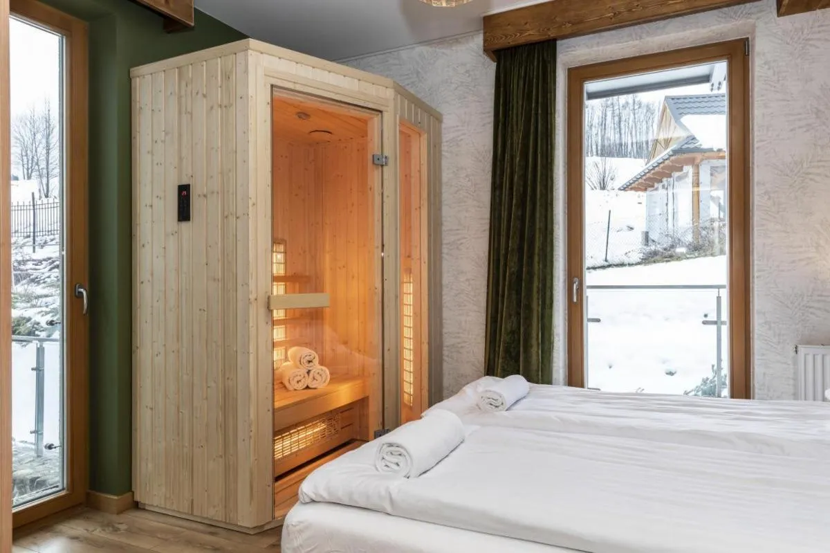 Sauna, Bed in Smrekowa Polana Resort & Spa