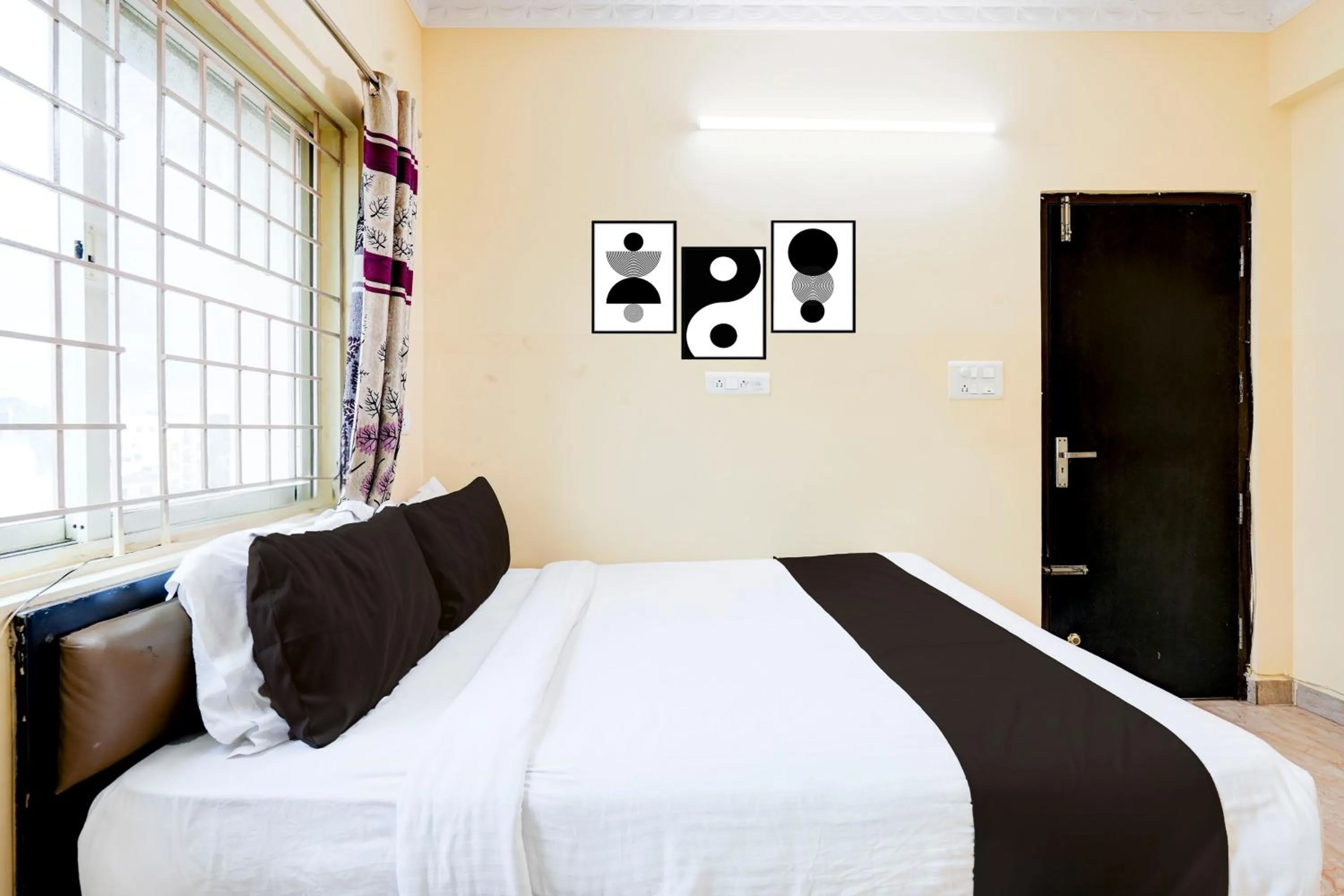 Bedroom, Bed in Super Hotel O Ganakkal Near BGS Hospital Junction Formerly Omkar Global Inn