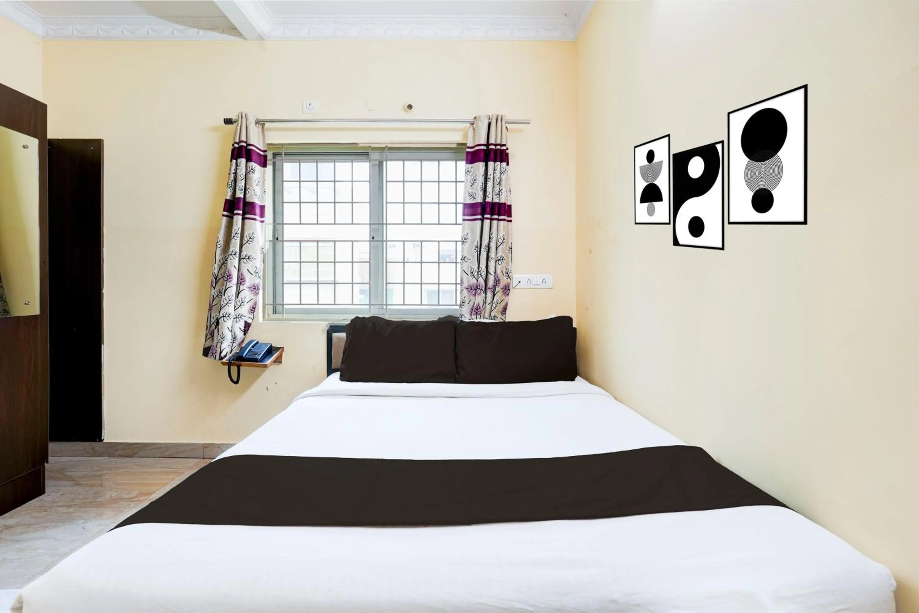Bedroom, Bed in Super Hotel O Ganakkal Near BGS Hospital Junction Formerly Omkar Global Inn